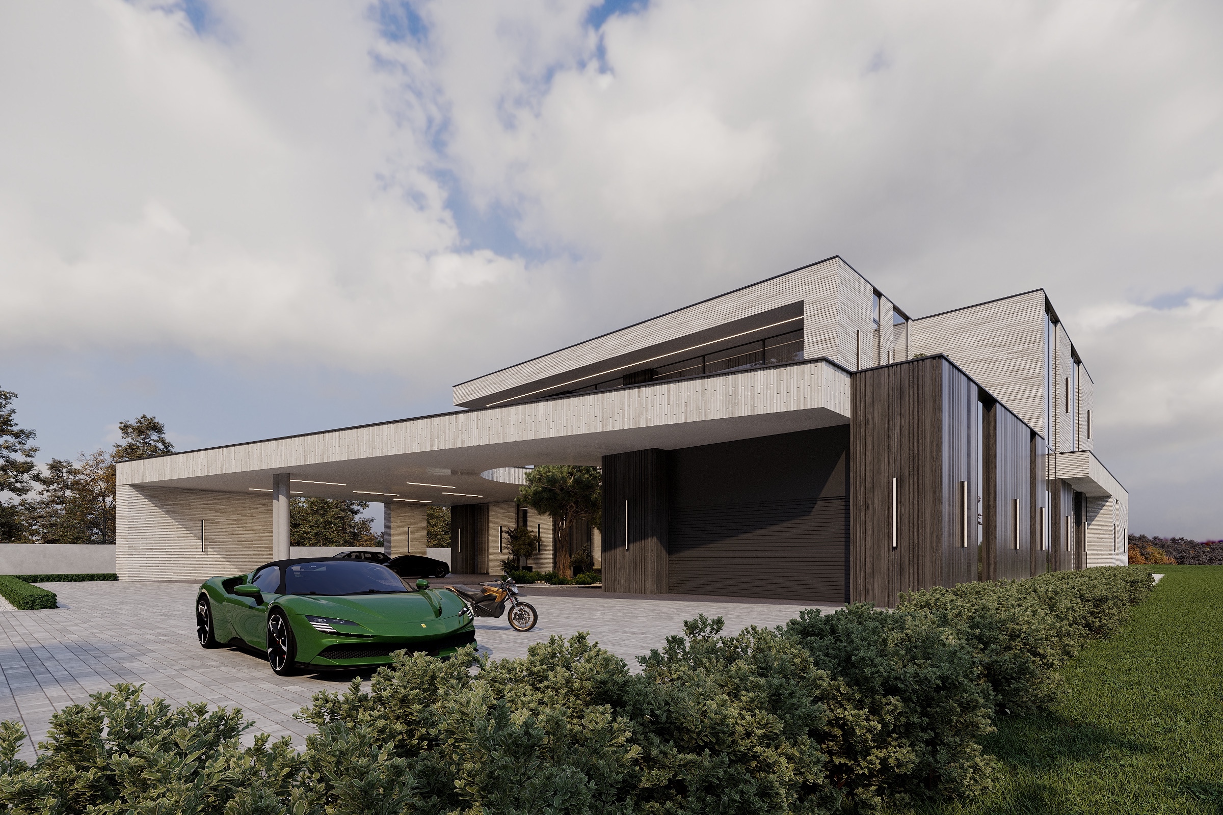 Villa Clarina - проект загородного дома у реки — Изображение №3 — 3D на Dprofile