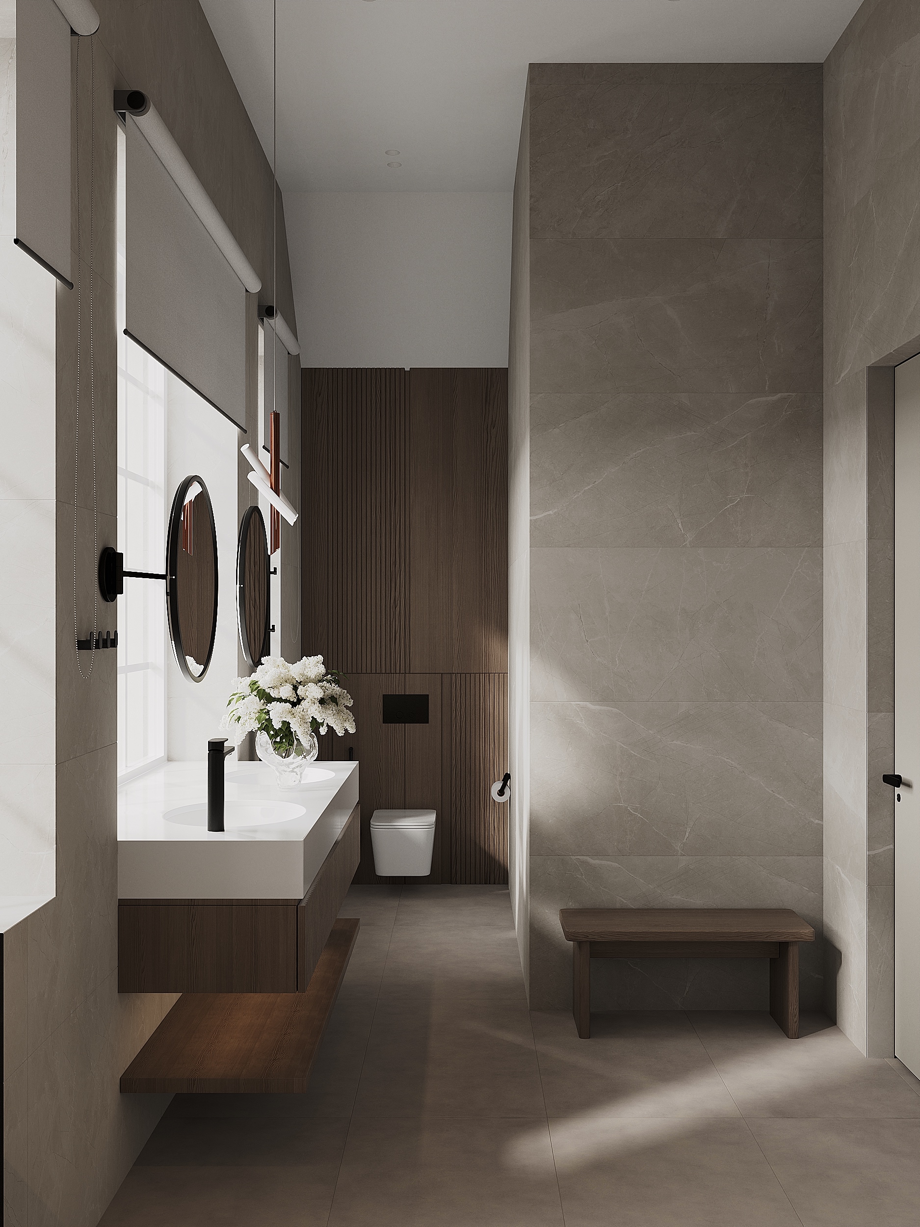 Интерьер ванной комнаты при детских — Изображение №3 — 3D на Dprofile