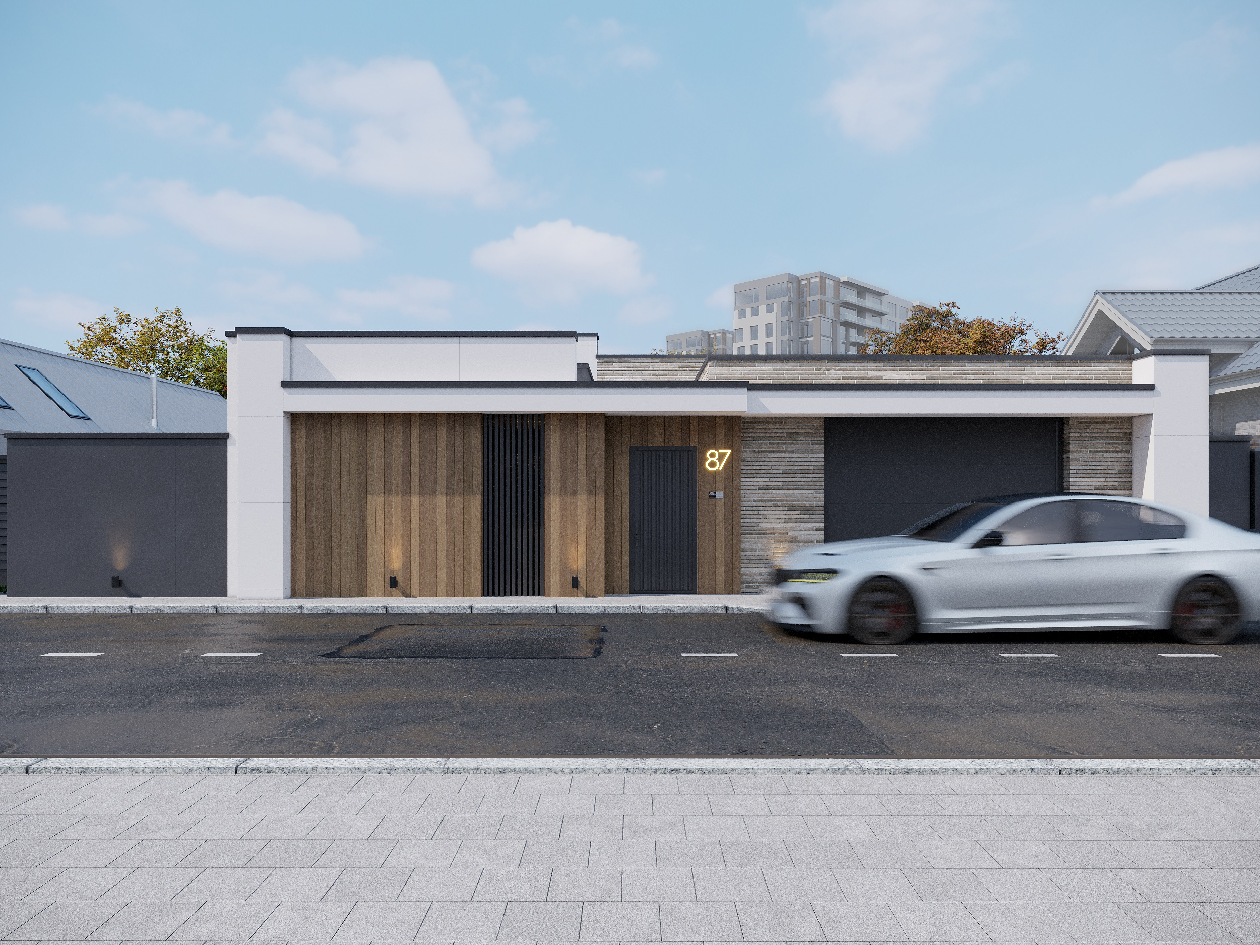 Проект внешнего вида фасадов для загородного дома — Изображение №1 — 3D на Dprofile