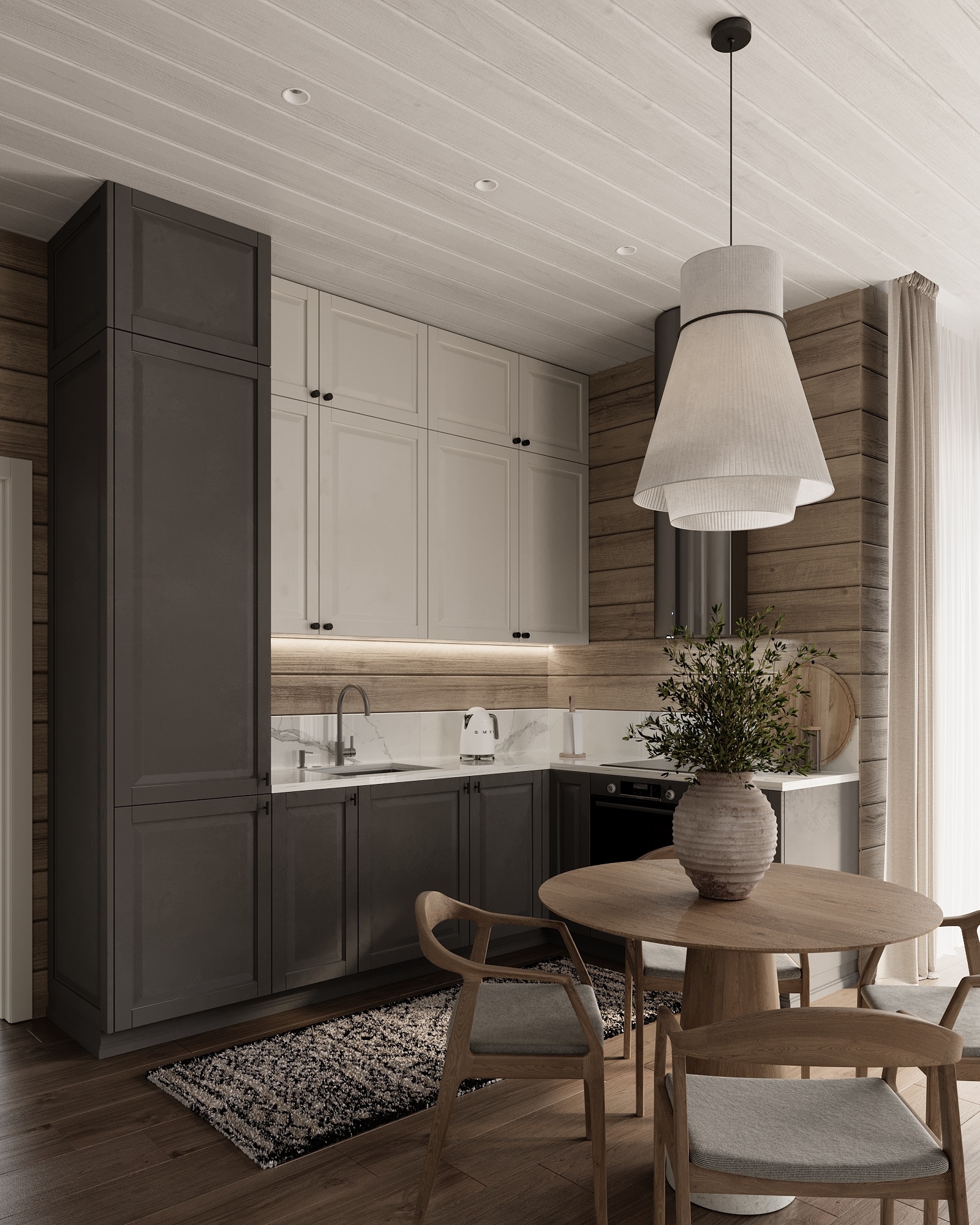 Интерьер комнаты отдыха в бане — Изображение №7 — 3D на Dprofile