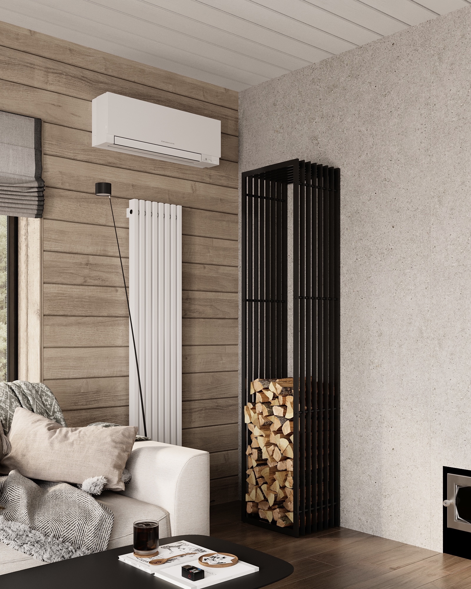 Интерьер комнаты отдыха в бане — Изображение №8 — 3D на Dprofile