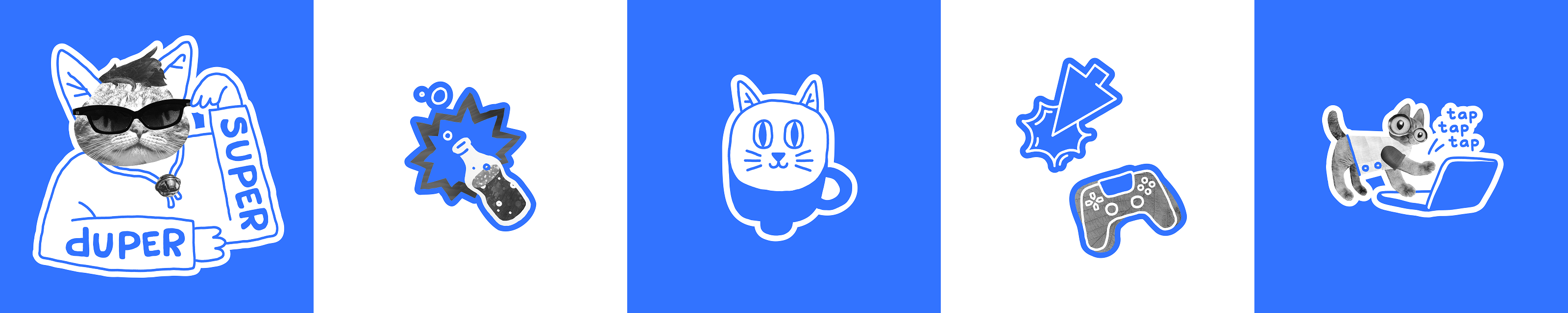 Стикеры для бренда электроники — Изображение №2 — Иллюстрация, Графика на Dprofile