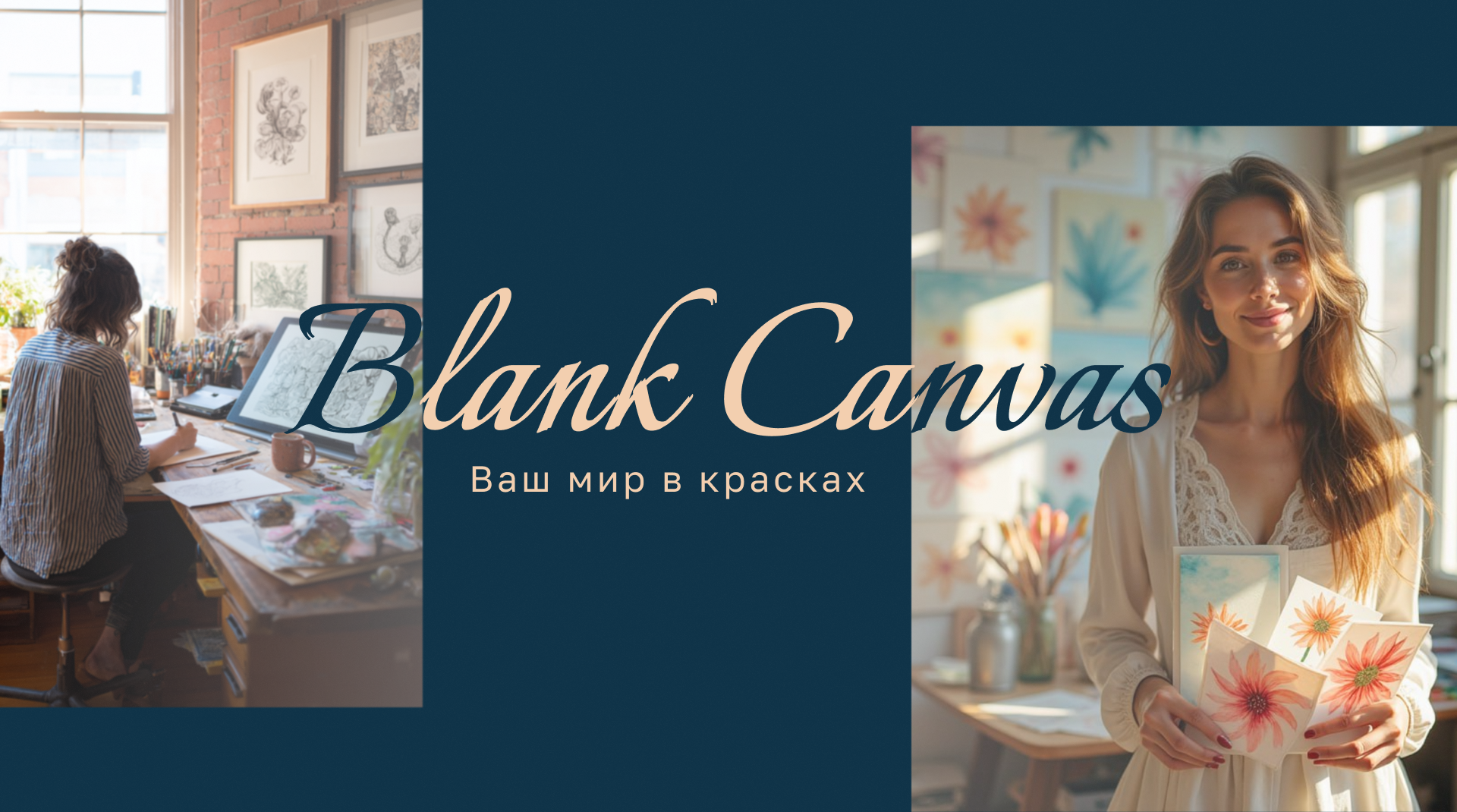 Лендинг для заказа художественных работ — Изображение №1 — Интерфейсы на Dprofile