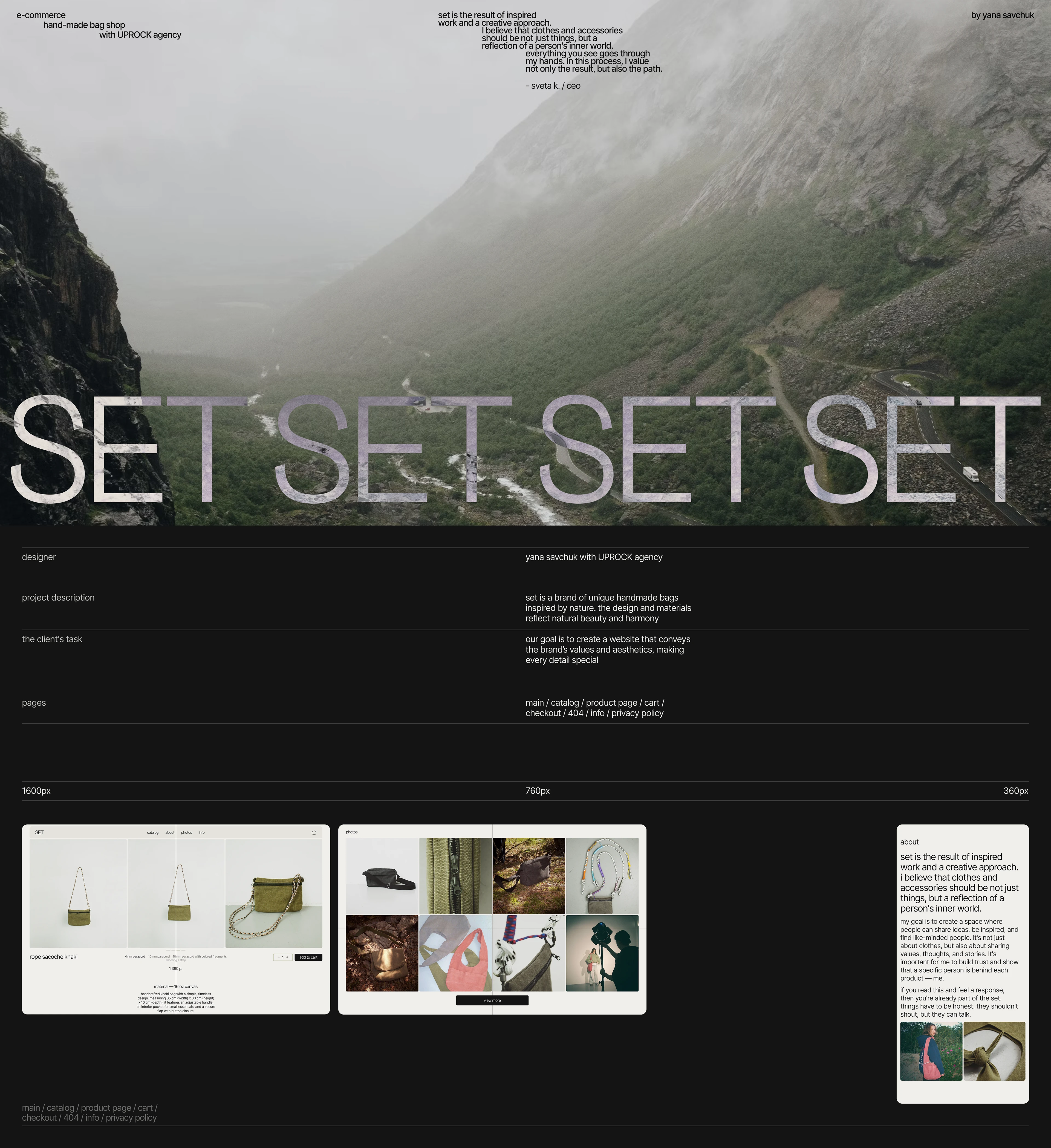 SET | e-commerce — Изображение №1 — Интерфейсы на Dprofile