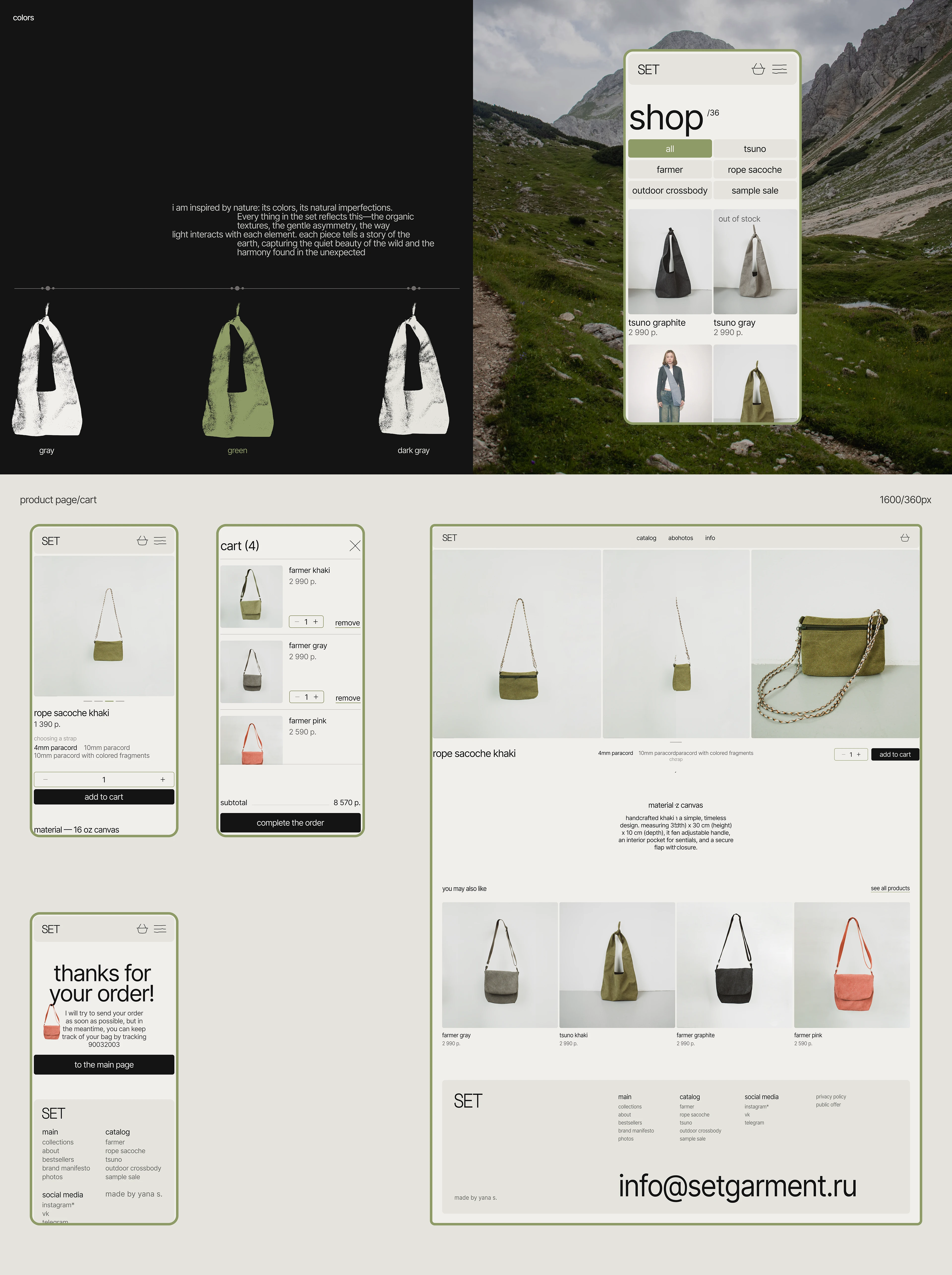 SET | e-commerce — Изображение №5 — Интерфейсы на Dprofile
