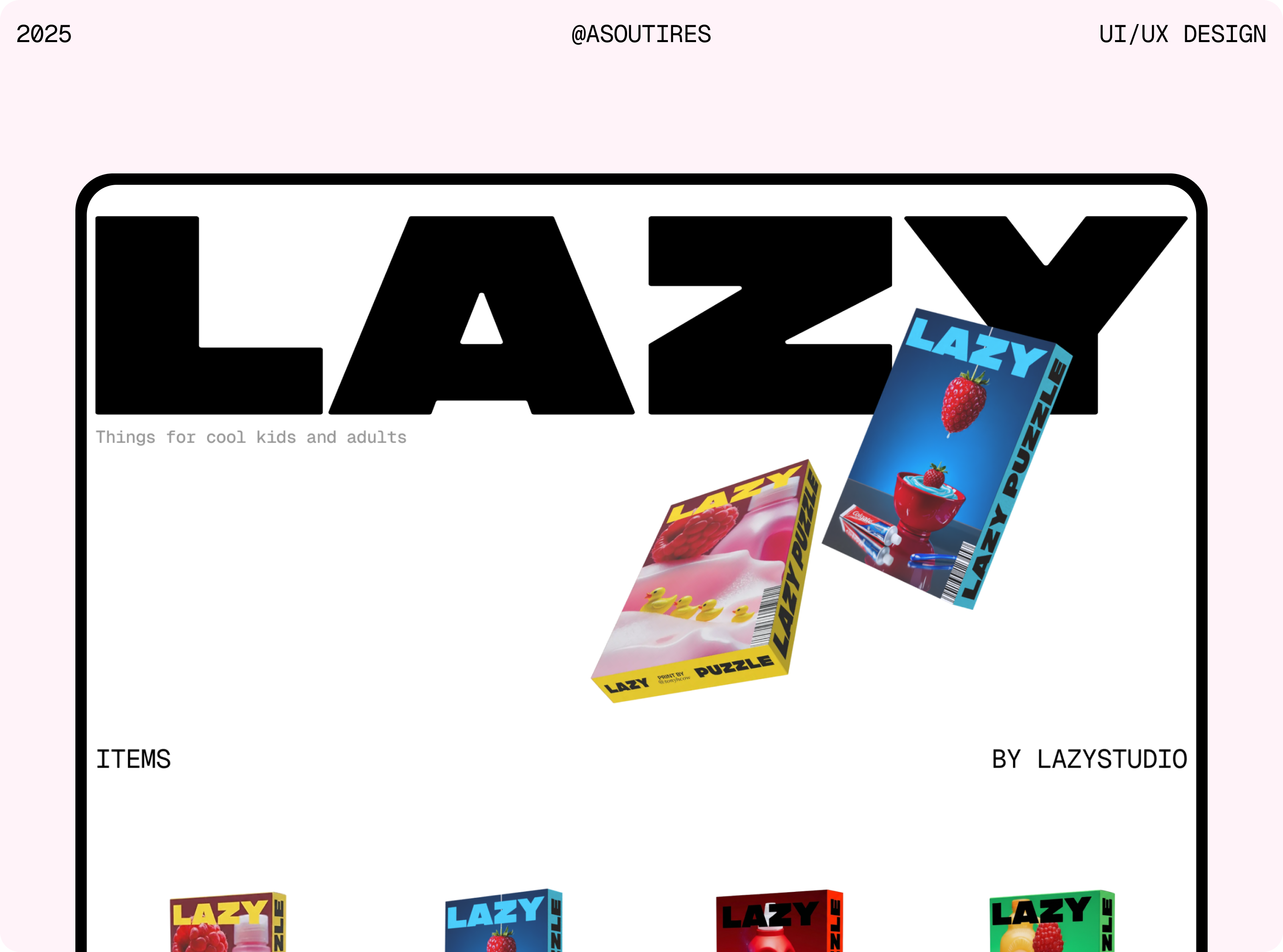 LAZY — Изображение №1 — Интерфейсы на Dprofile