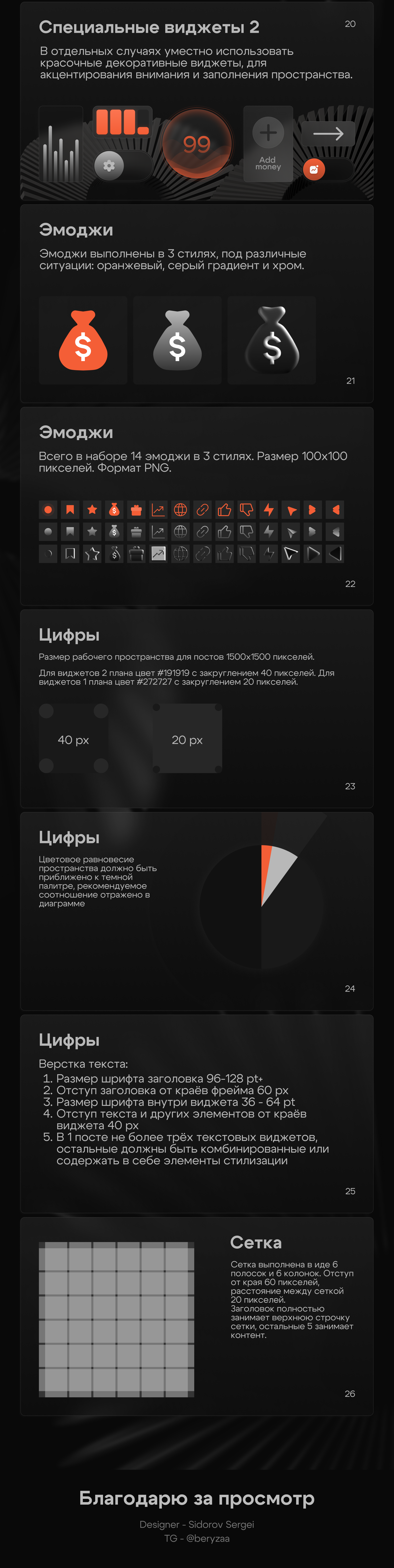 Дизайн для telegram канала | Брендбук — Изображение №7 — Брендинг на Dprofile