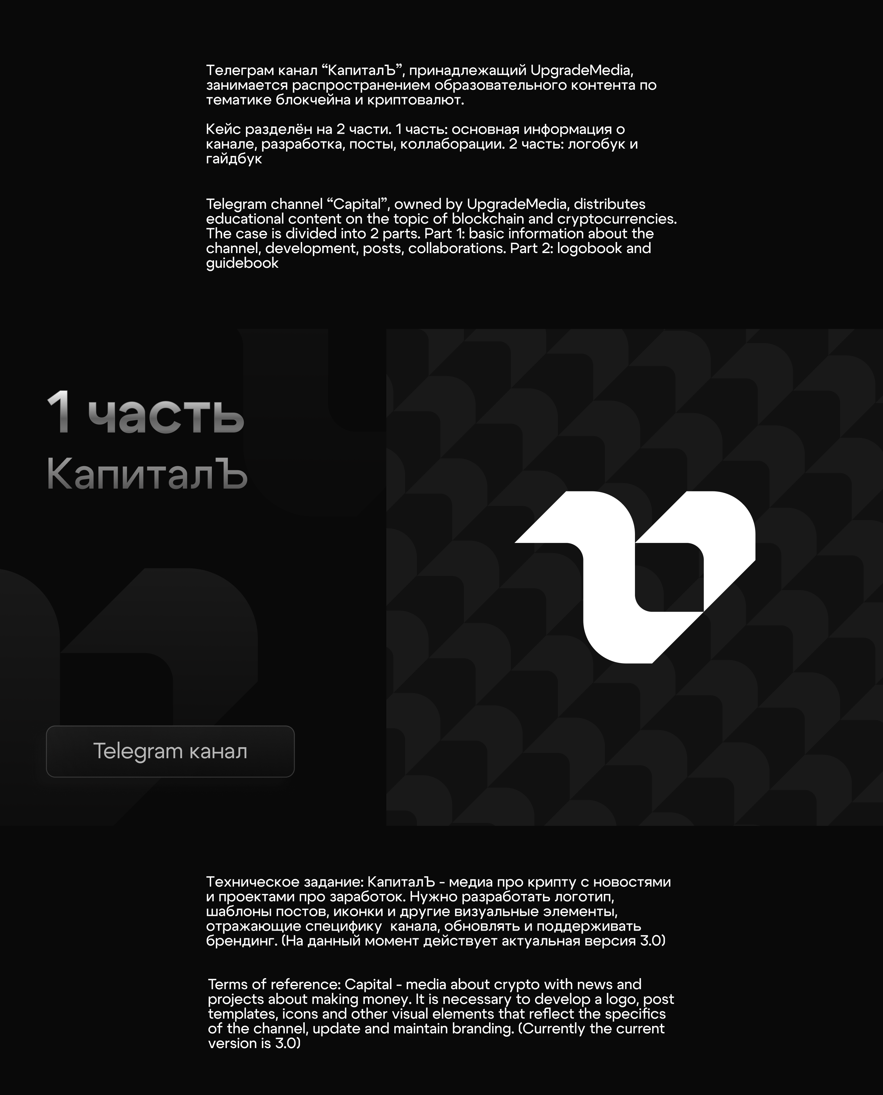 Дизайн для telegram канала | Брендбук — Изображение №1 — Брендинг на Dprofile