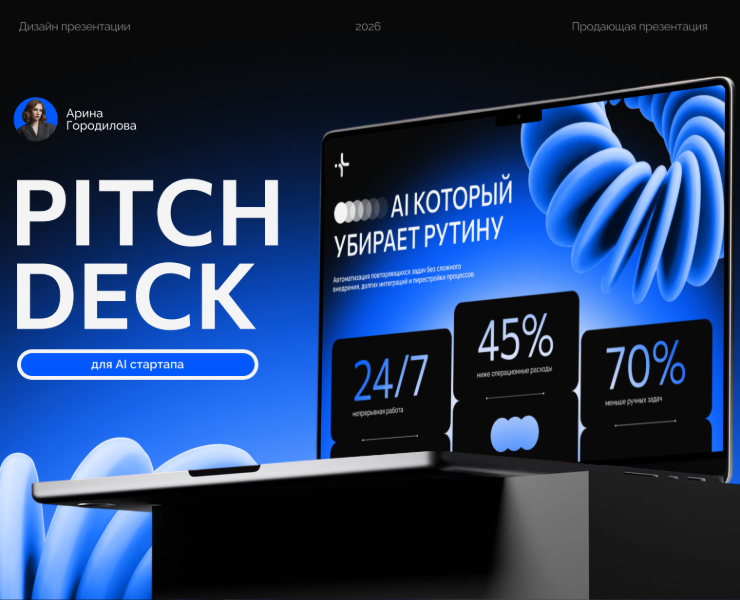 Дизайн презентации для стартапа | Pitch Deck — Графика, Маркетинг на Dprofile