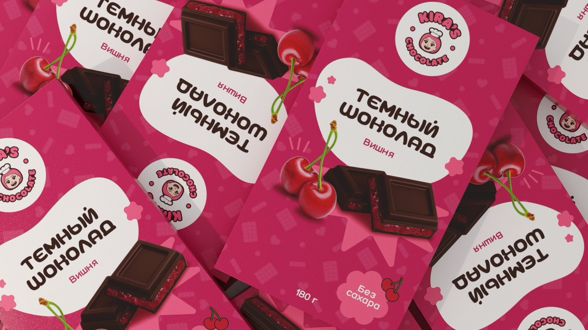 Kira's chocolate — брендинг и упаковка — Изображение №7 — Брендинг на Dprofile