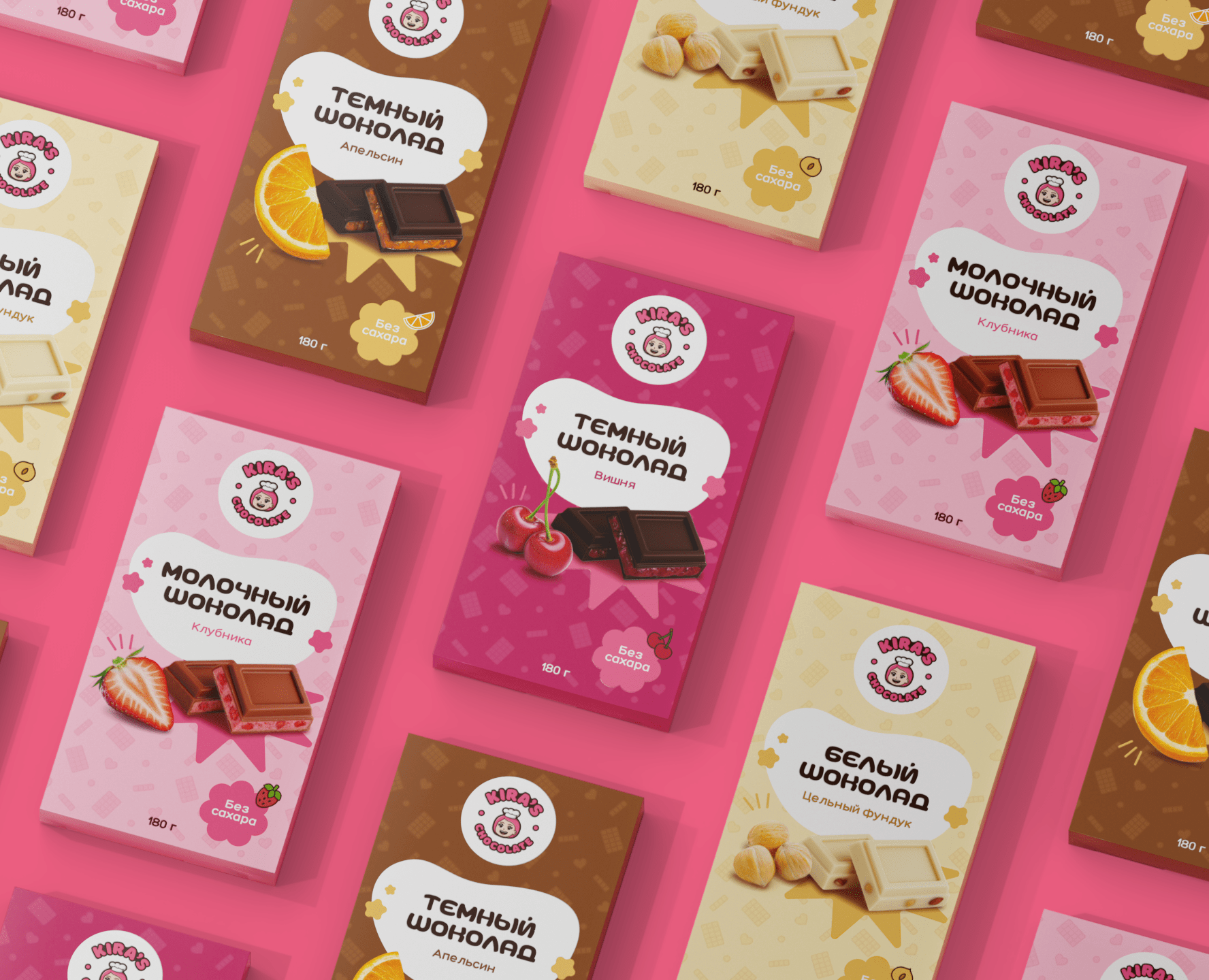 Kira's chocolate — брендинг и упаковка на Dprofile