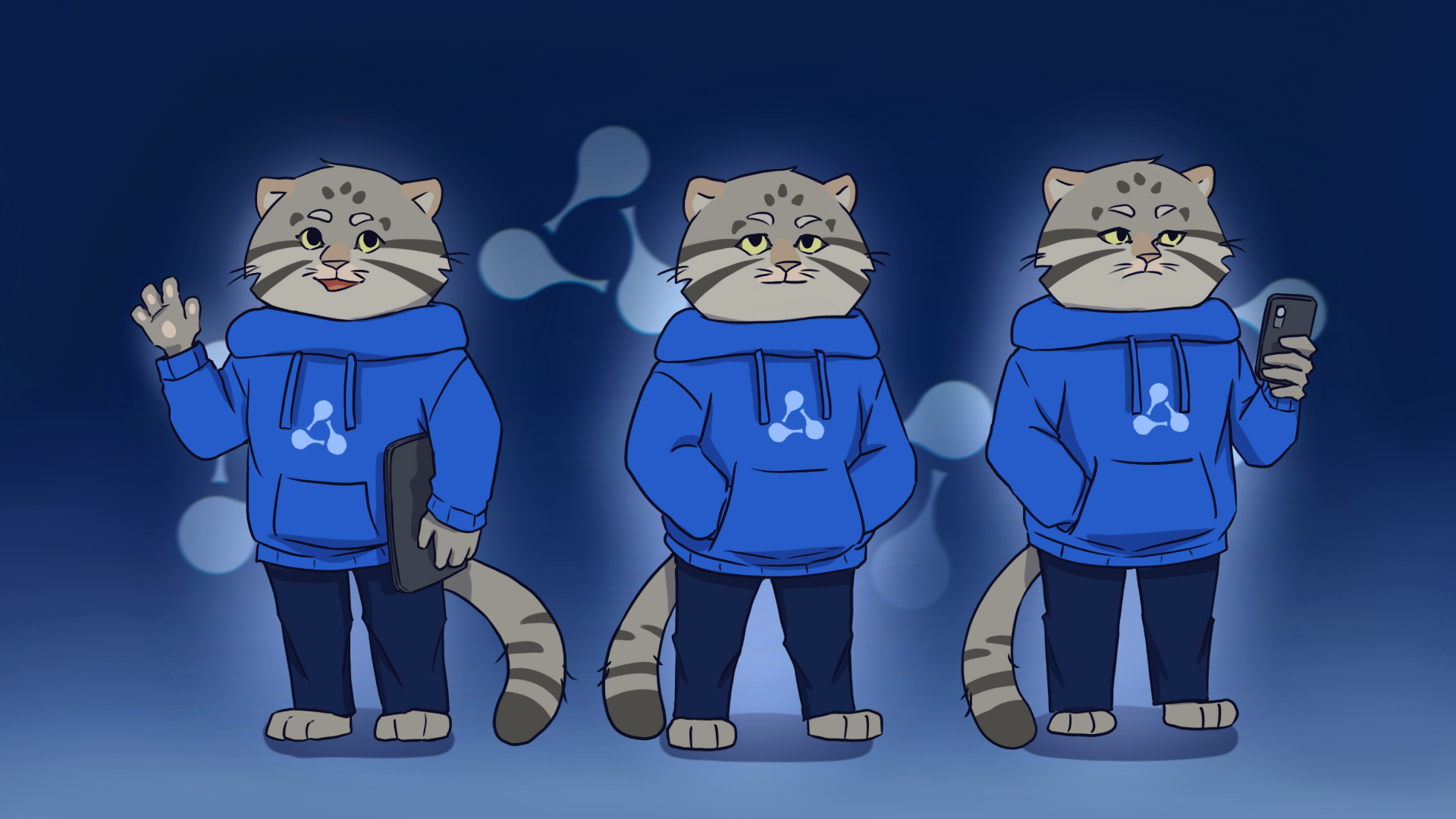 Разработка маскота кота манула — Изображение №4 — Иллюстрация на Dprofile