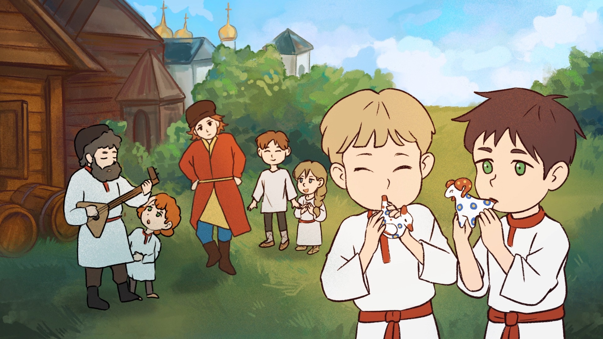 Анимация о дымковской игрушке — Изображение №17 — Иллюстрация, Анимация на Dprofile