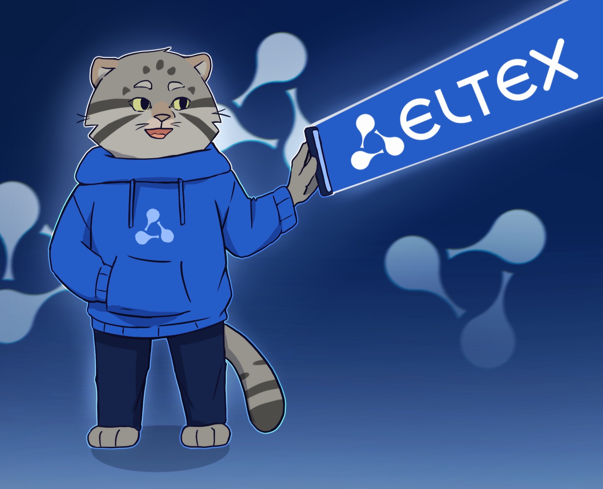 Разработка маскота кота манула на Dprofile