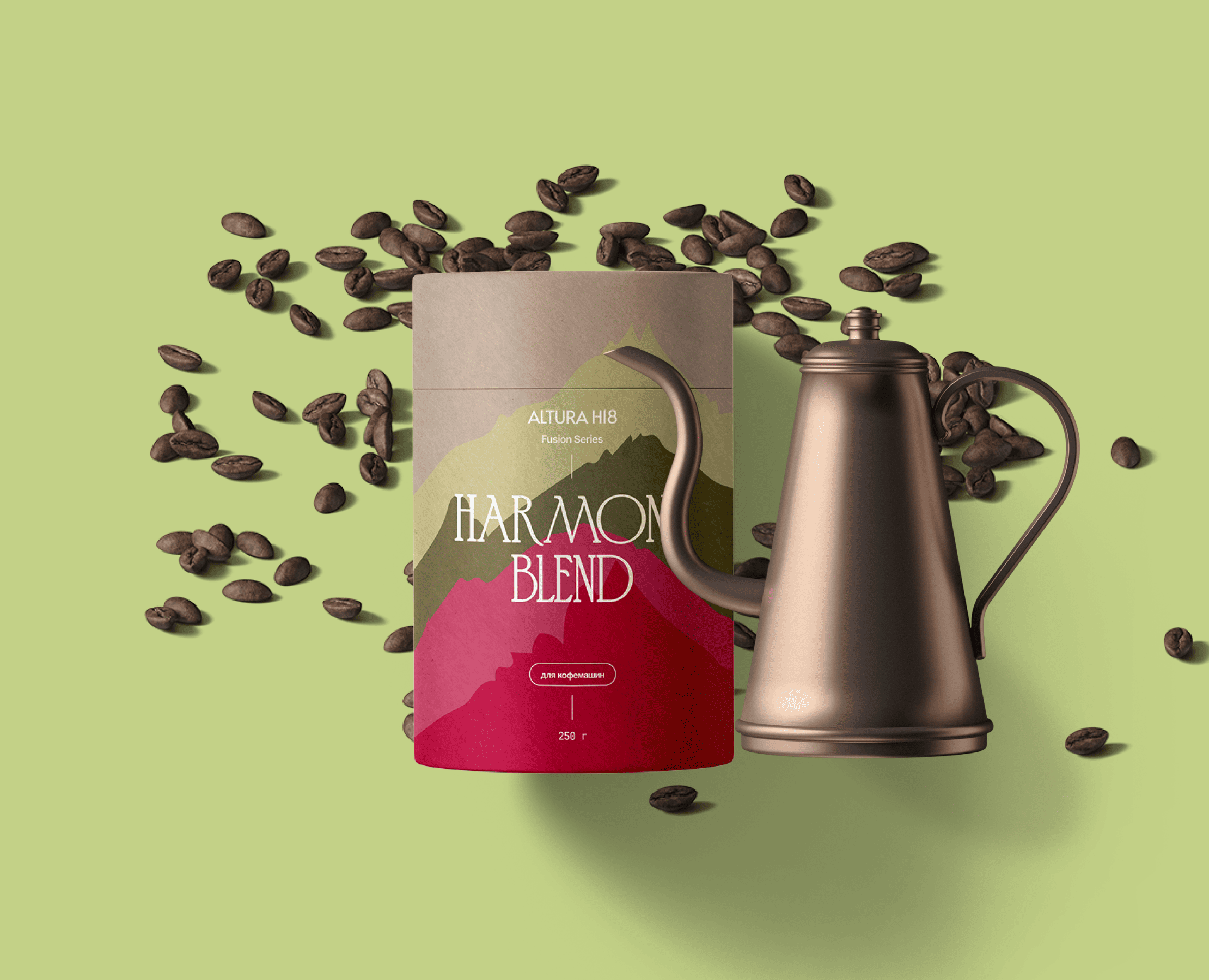 Айдентика, упаковка и интернет-магазин для бренда кофе на Dprofile