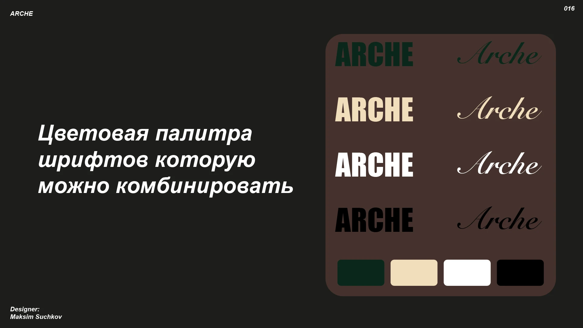 Брендбук ARCHE — Изображение №16 — Брендинг на Dprofile