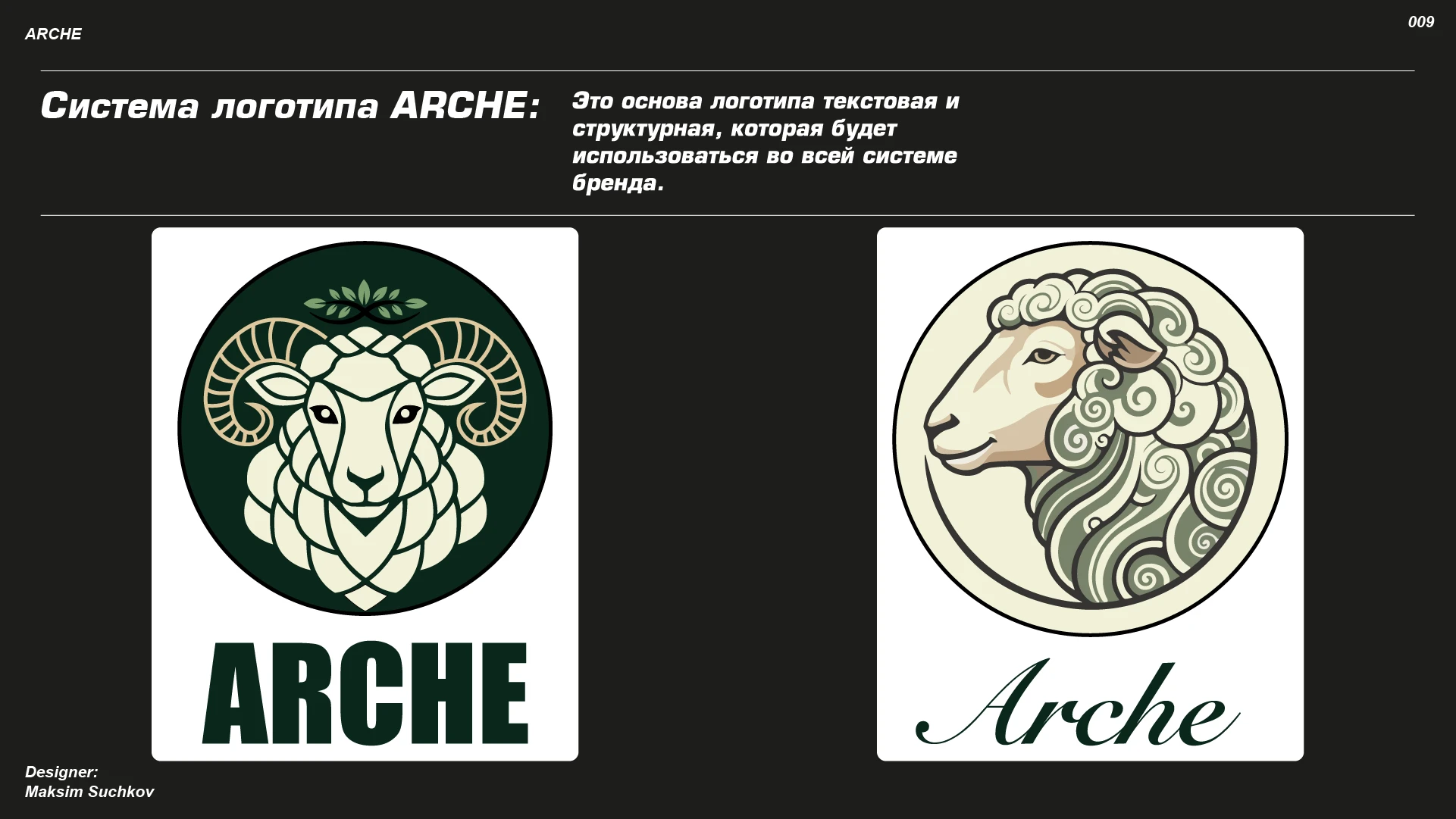 Брендбук ARCHE — Изображение №9 — Брендинг на Dprofile