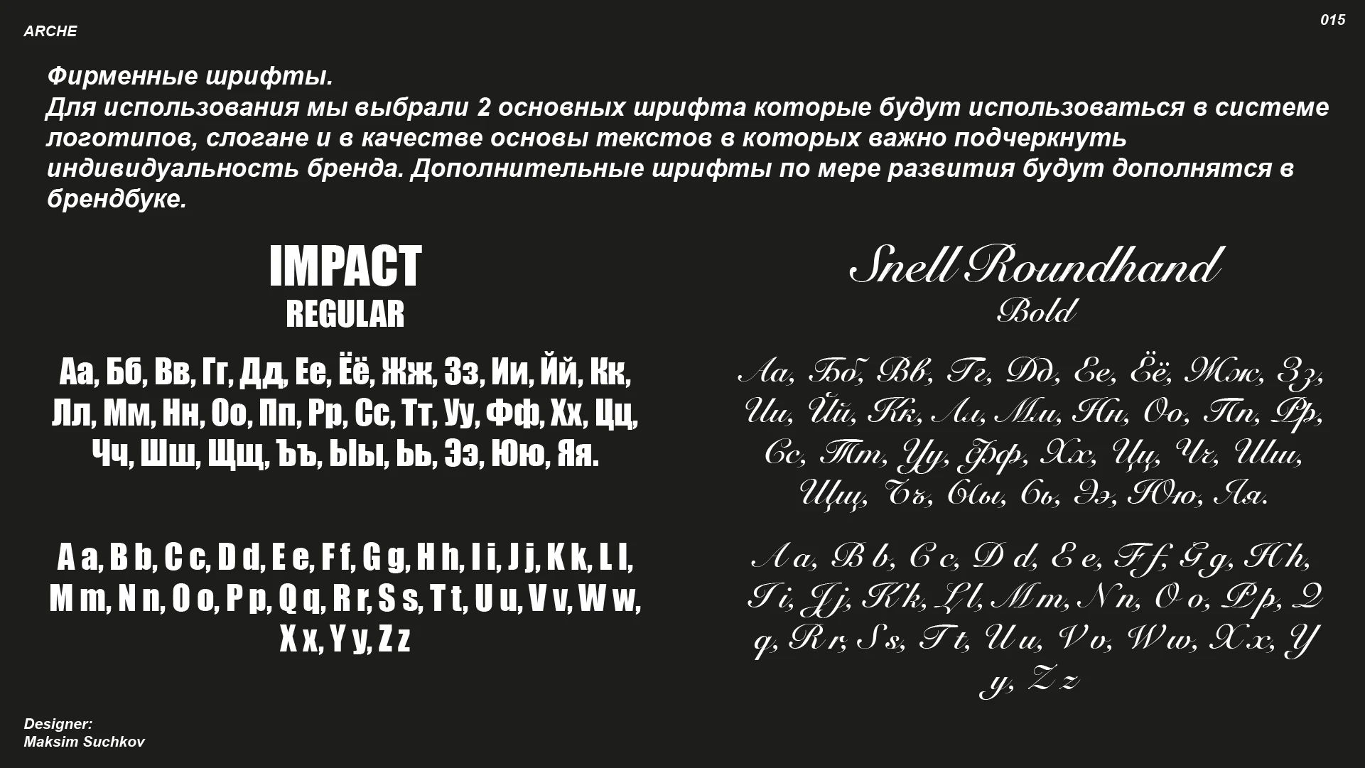 Брендбук ARCHE — Изображение №15 — Брендинг на Dprofile