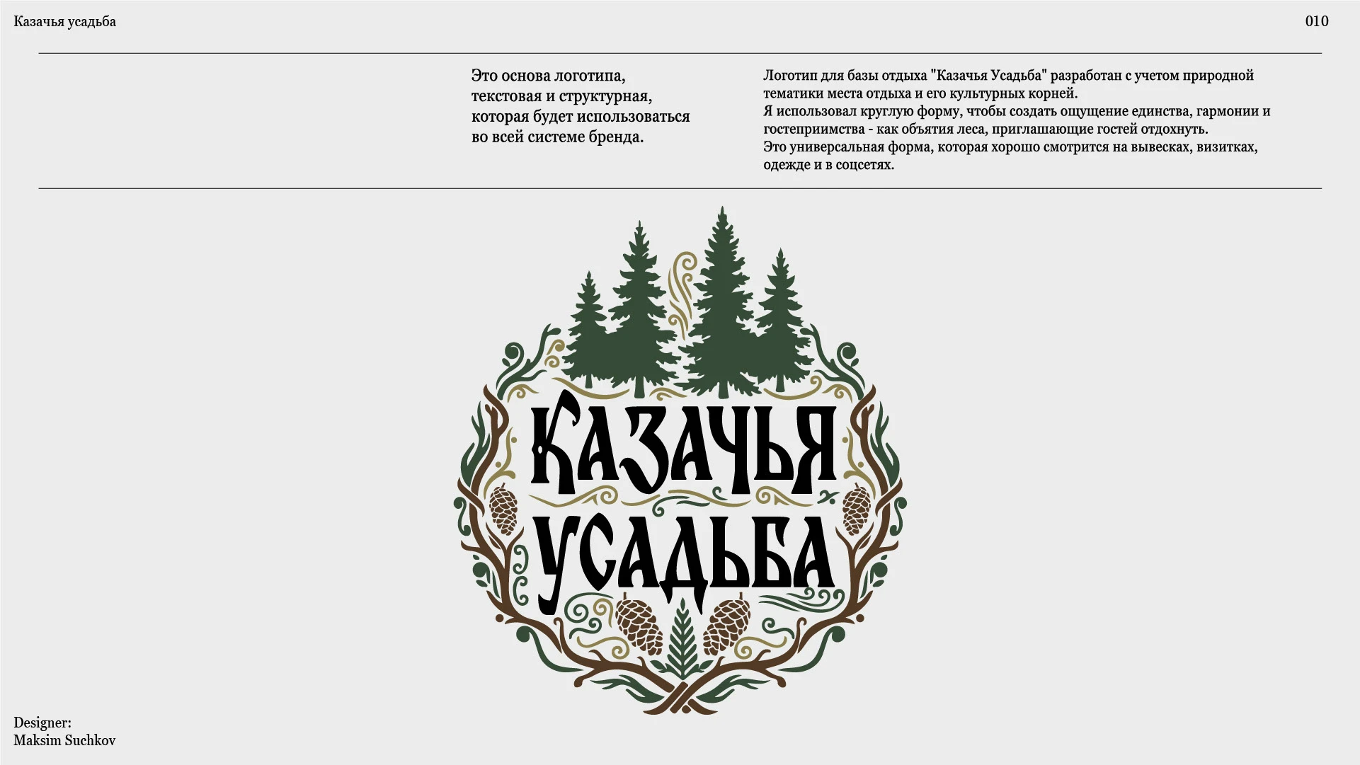 Брендбук для базы отдыха "Казачья усадьба" / Brandbook — Изображение №9 — Брендинг на Dprofile