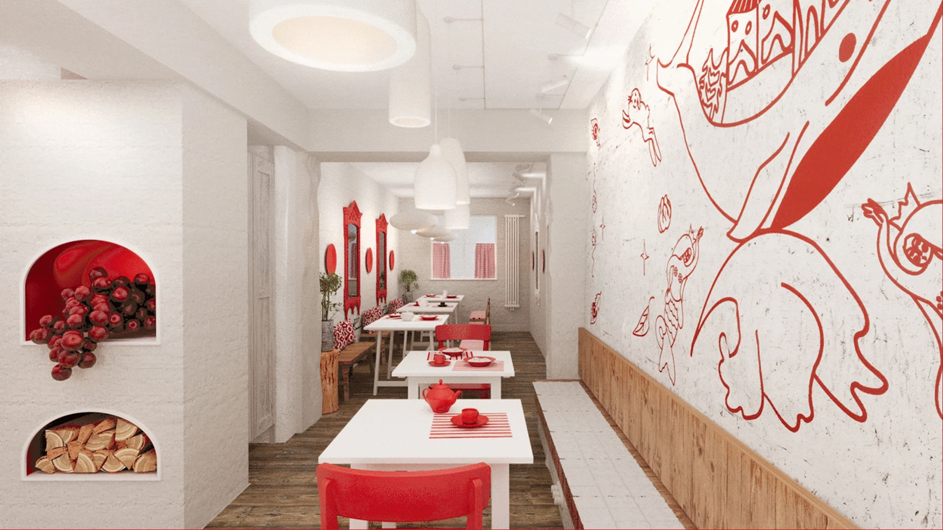 Ели&Ели | Пельменная — Изображение №2 — Брендинг, Иллюстрация на Dprofile