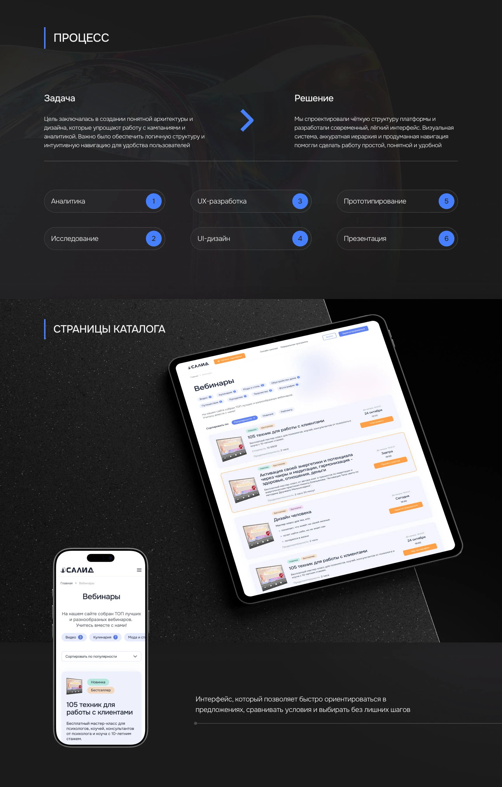 Разработка Салид — Изображение №4 — Интерфейсы на Dprofile