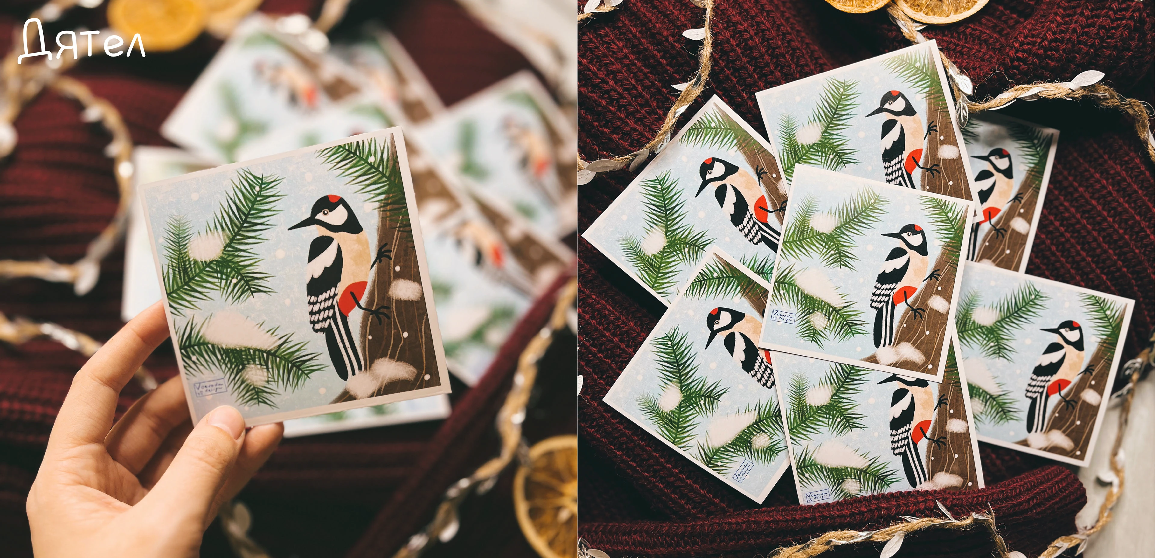 Открытки Лесные птицы — Изображение №4 — Иллюстрация, Графика на Dprofile