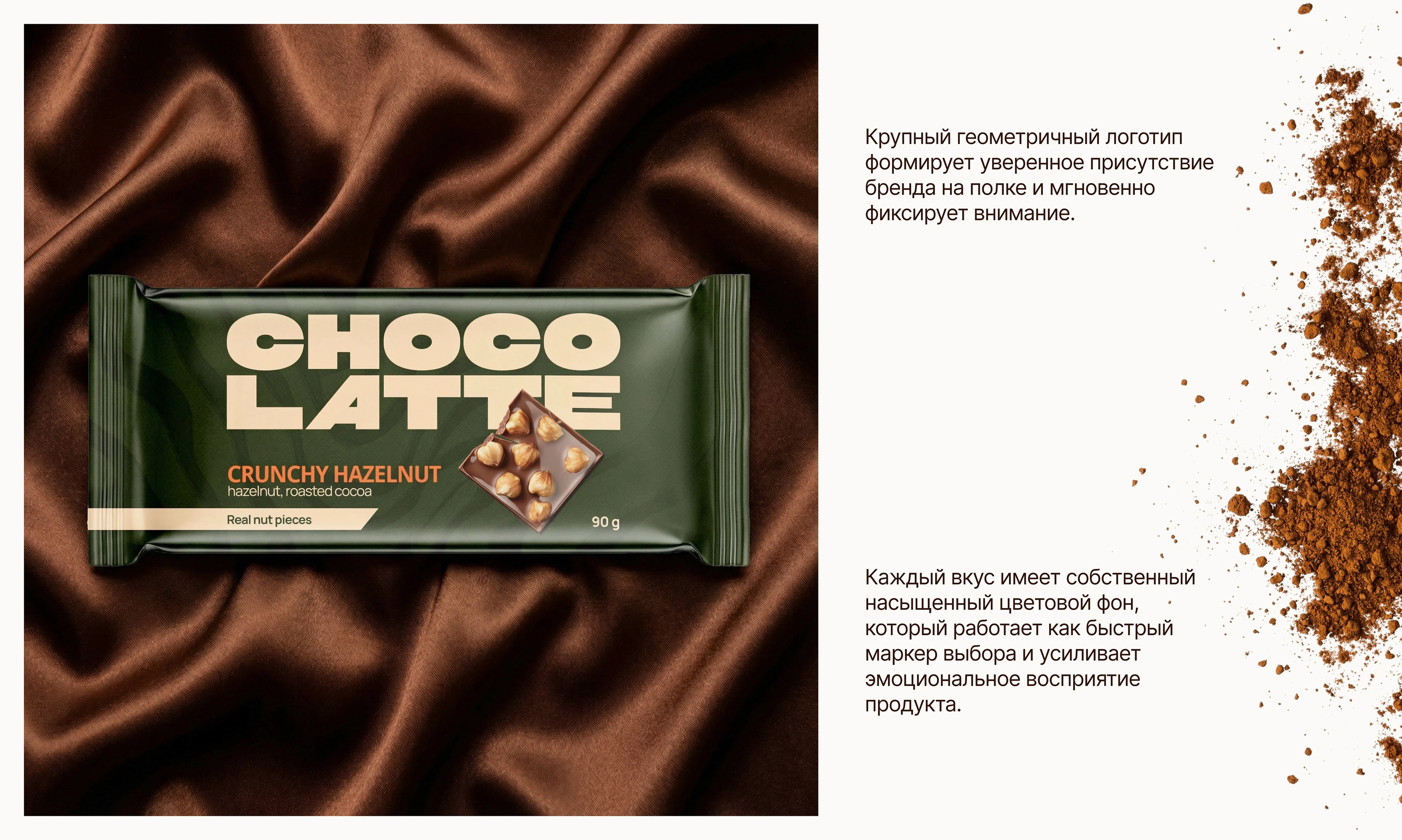 Упаковка шоколада CHOCO LATTE | Концепт — Изображение №3 — Брендинг на Dprofile