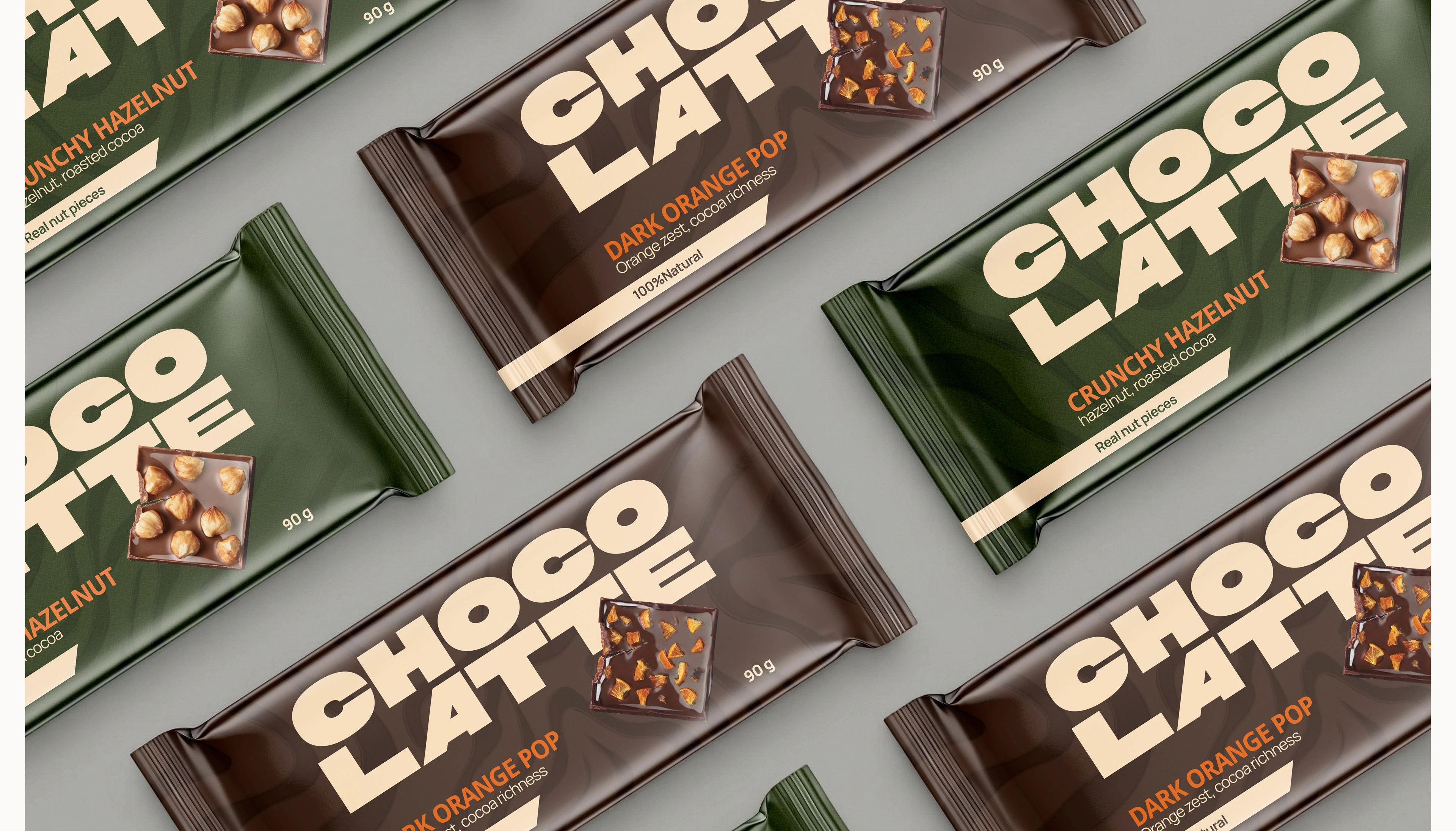 Упаковка шоколада CHOCO LATTE | Концепт — Изображение №4 — Брендинг на Dprofile
