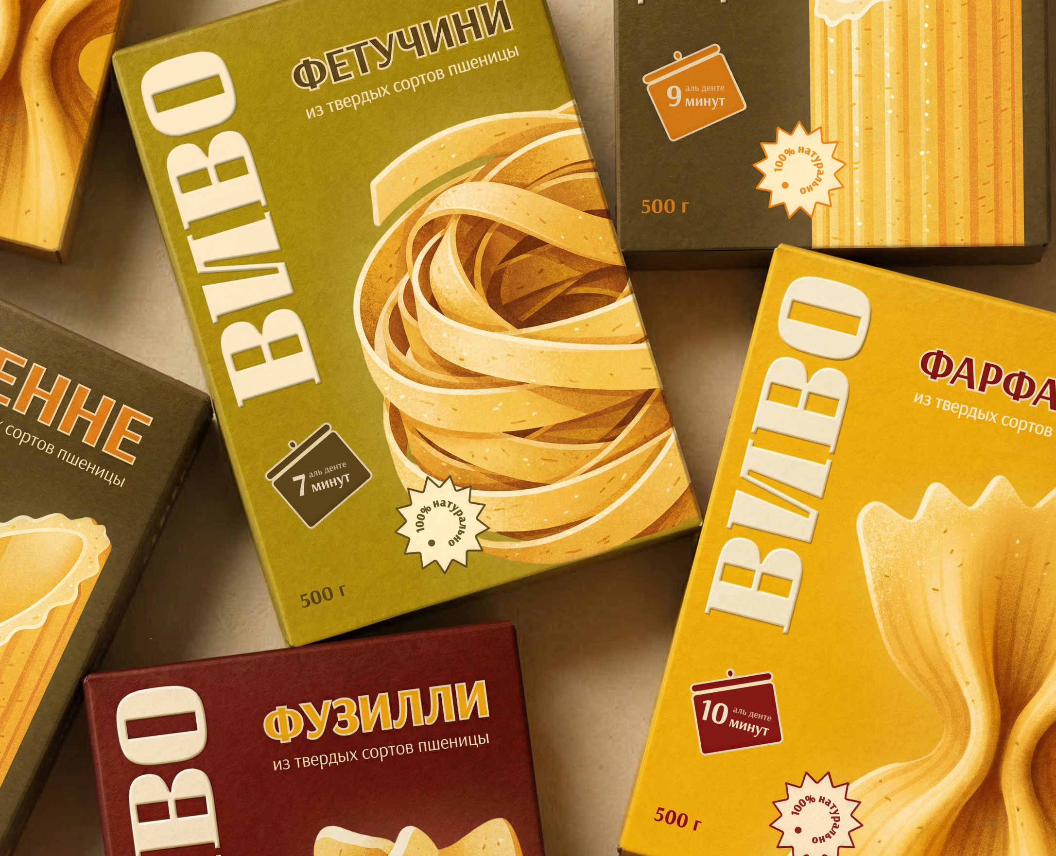 Дизайн логотипа и упаковки пасты ВИВО — Брендинг на Dprofile