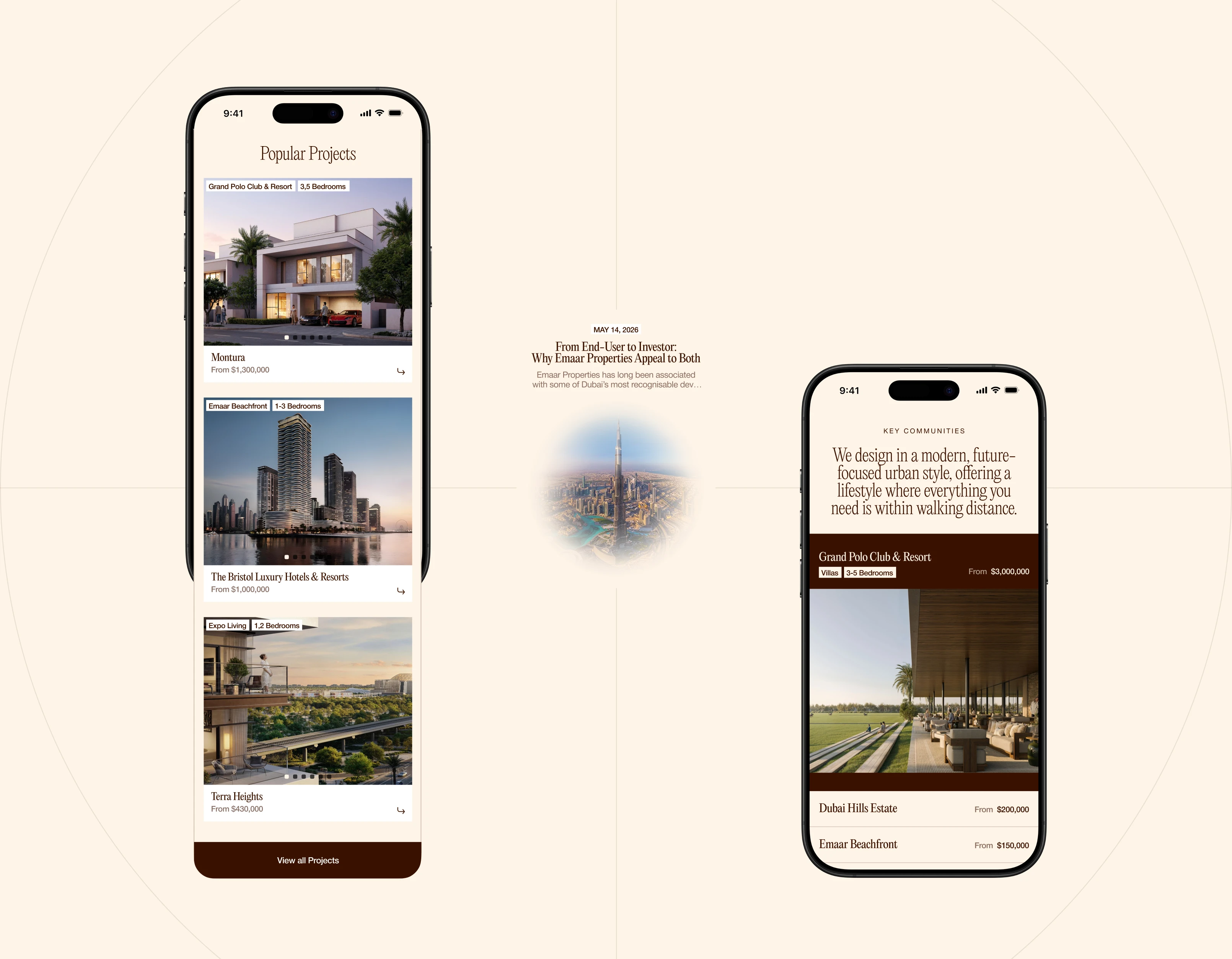 Недвижимость в Дубае Emaar (real estate, developer) — Изображение №4 — Интерфейсы на Dprofile