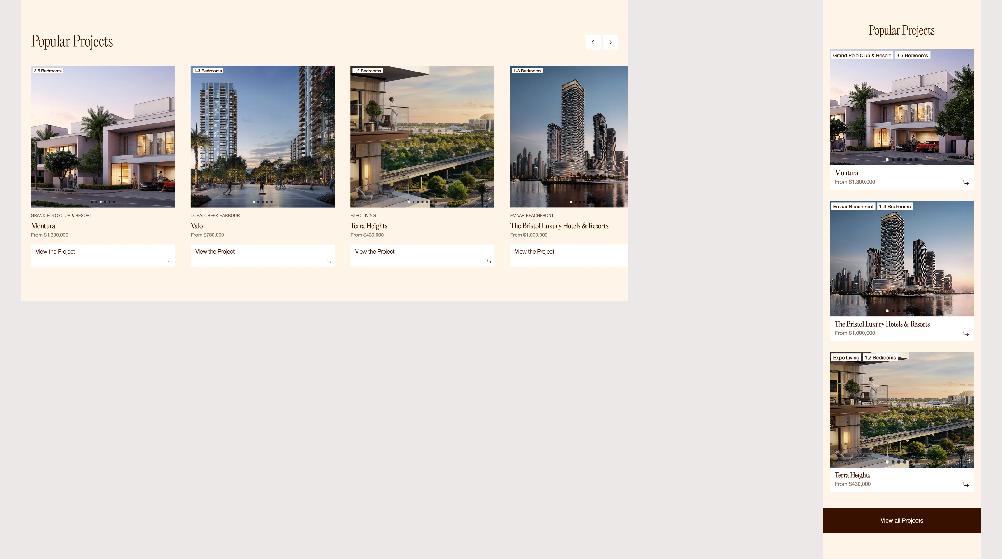 Недвижимость в Дубае Emaar (real estate, developer) — Изображение №14 — Интерфейсы на Dprofile