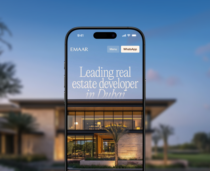 Недвижимость в Дубае Emaar (real estate, developer) — Интерфейсы на Dprofile