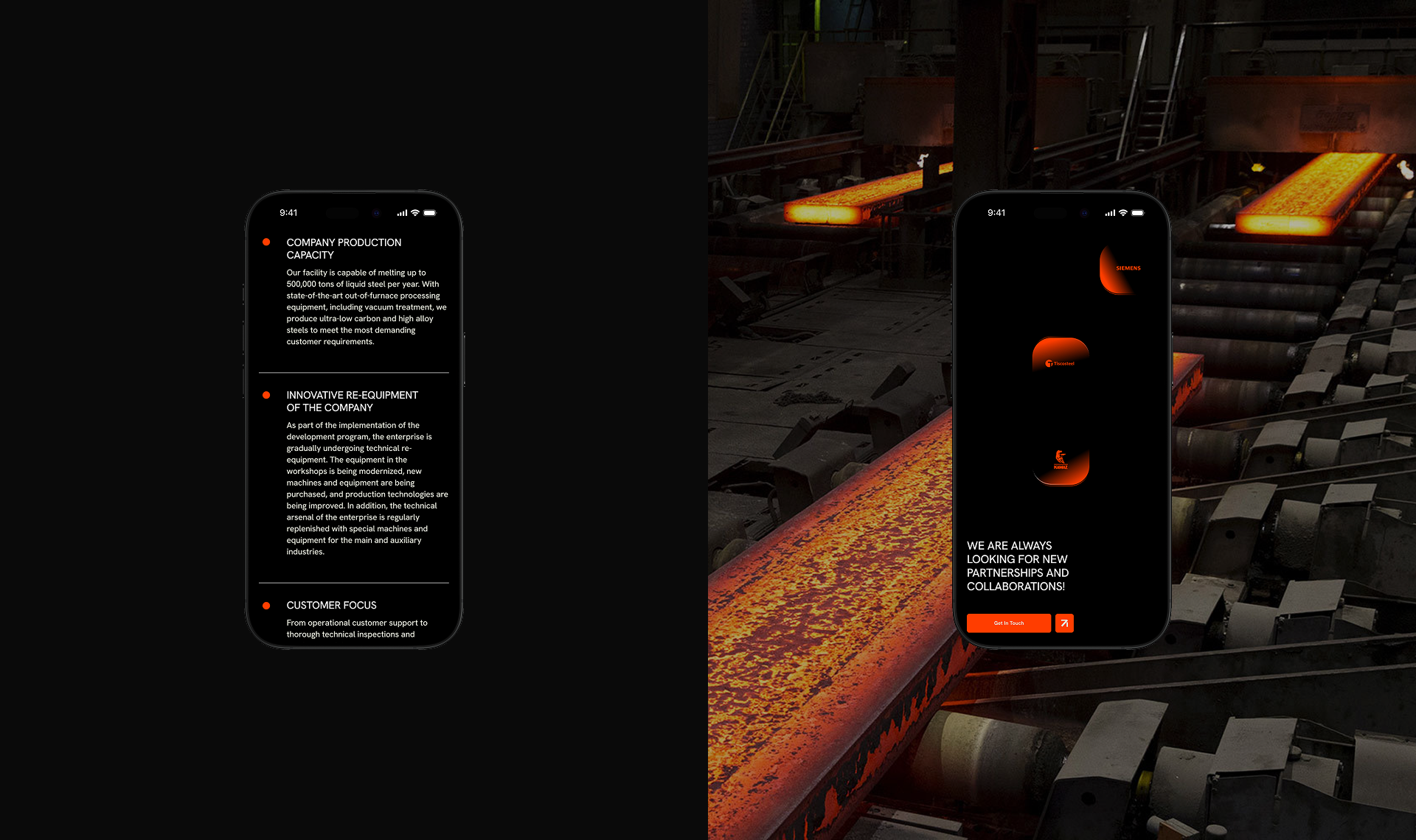 VMZKO® – Металлургический завод "Красный Октябрь" — Изображение №8 — Интерфейсы на Dprofile