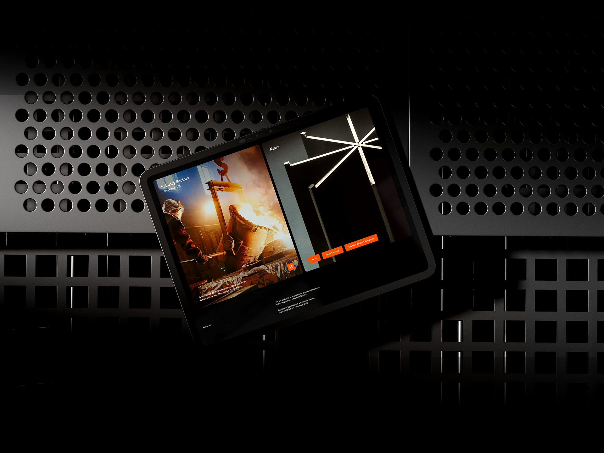 VMZKO® – Металлургический завод "Красный Октябрь" — Изображение №3 — Интерфейсы на Dprofile