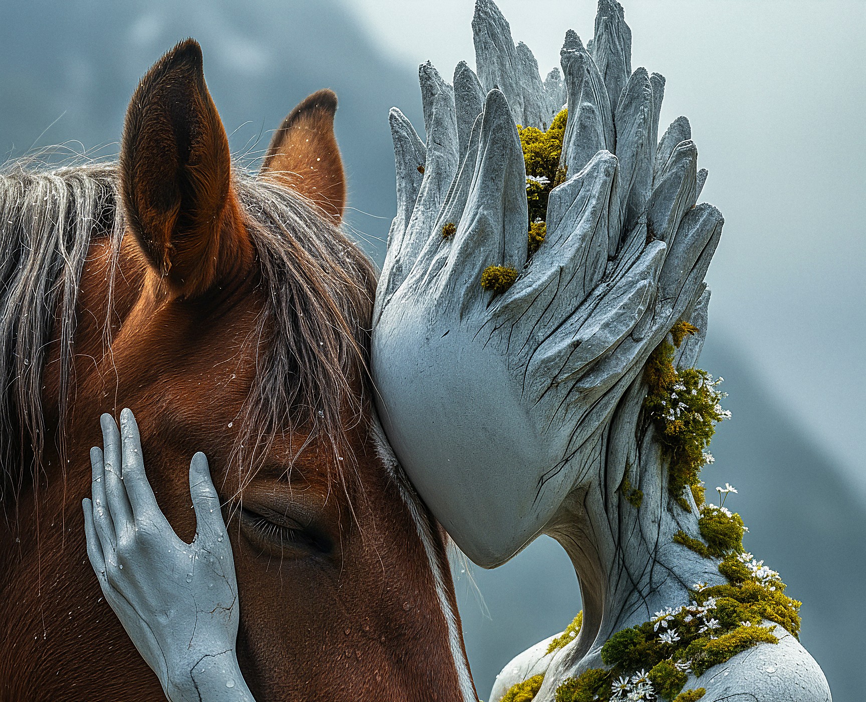 «Elementa» Three Faces of Nature. — Иллюстрация, Графика на Dprofile
