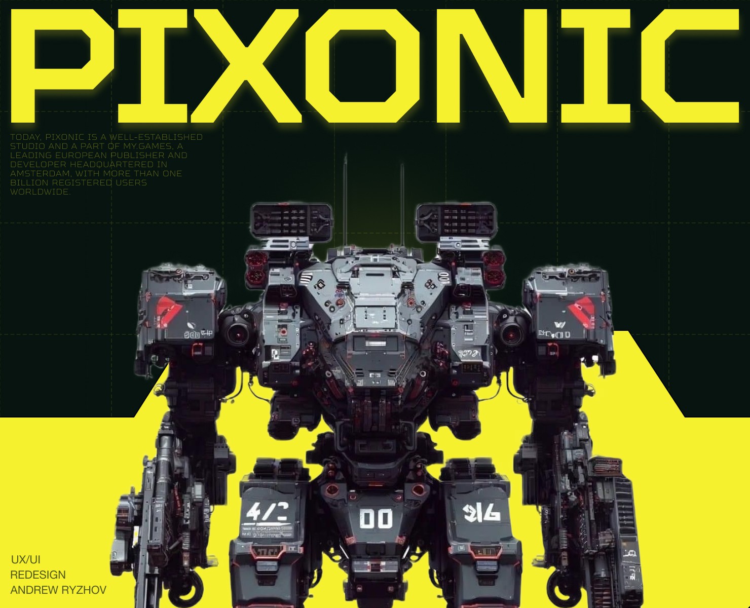 Pixonic | Game site redesign на Dprofile