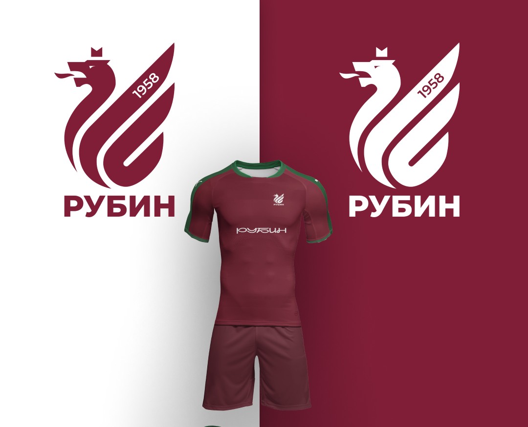 Редизайн логотипа ФК "Рубин" — Брендинг на Dprofile