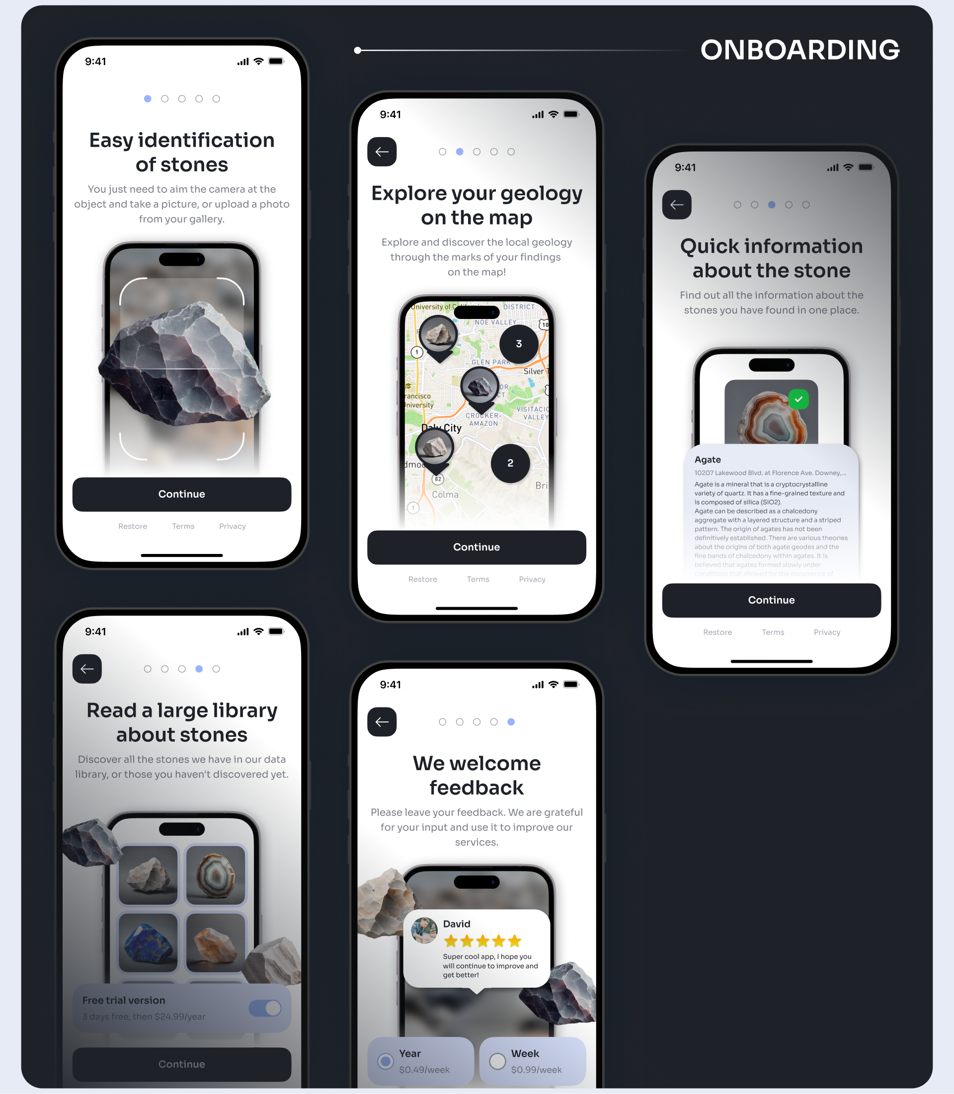 Stone Finder Mobile App — Изображение №3 — Интерфейсы на Dprofile