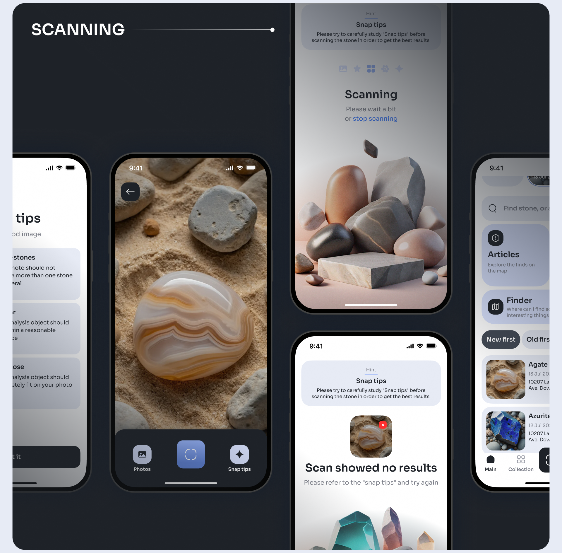 Stone Finder Mobile App — Изображение №8 — Интерфейсы на Dprofile