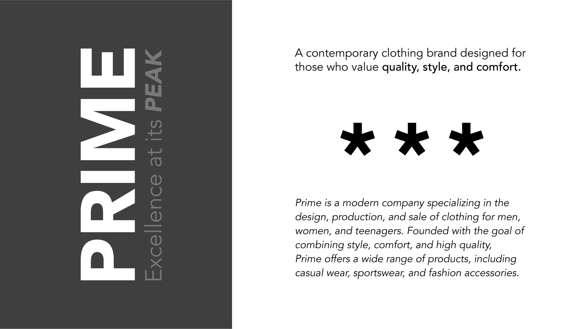 PRIME — Изображение №2 — Брендинг на Dprofile