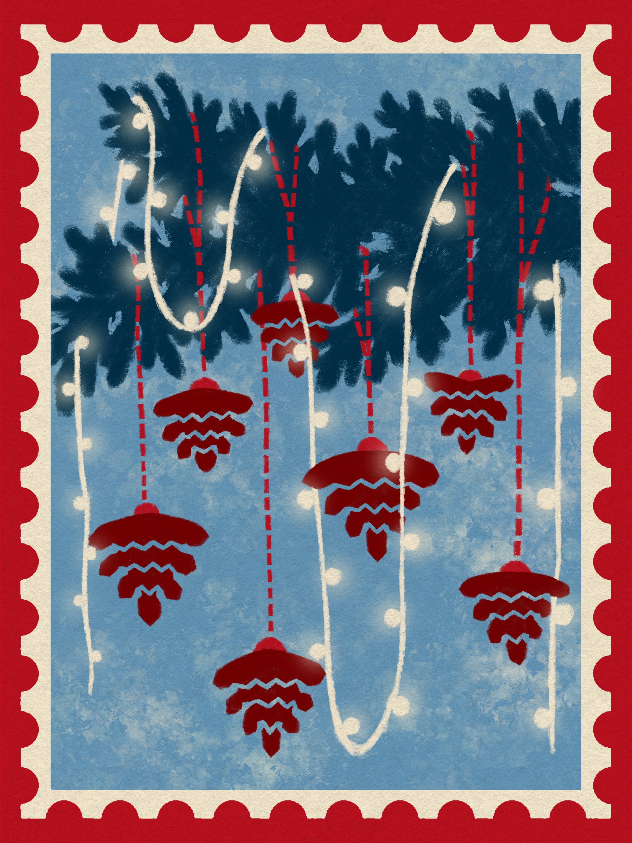 Новогодние открытки — Изображение №4 — Иллюстрация, Графика на Dprofile