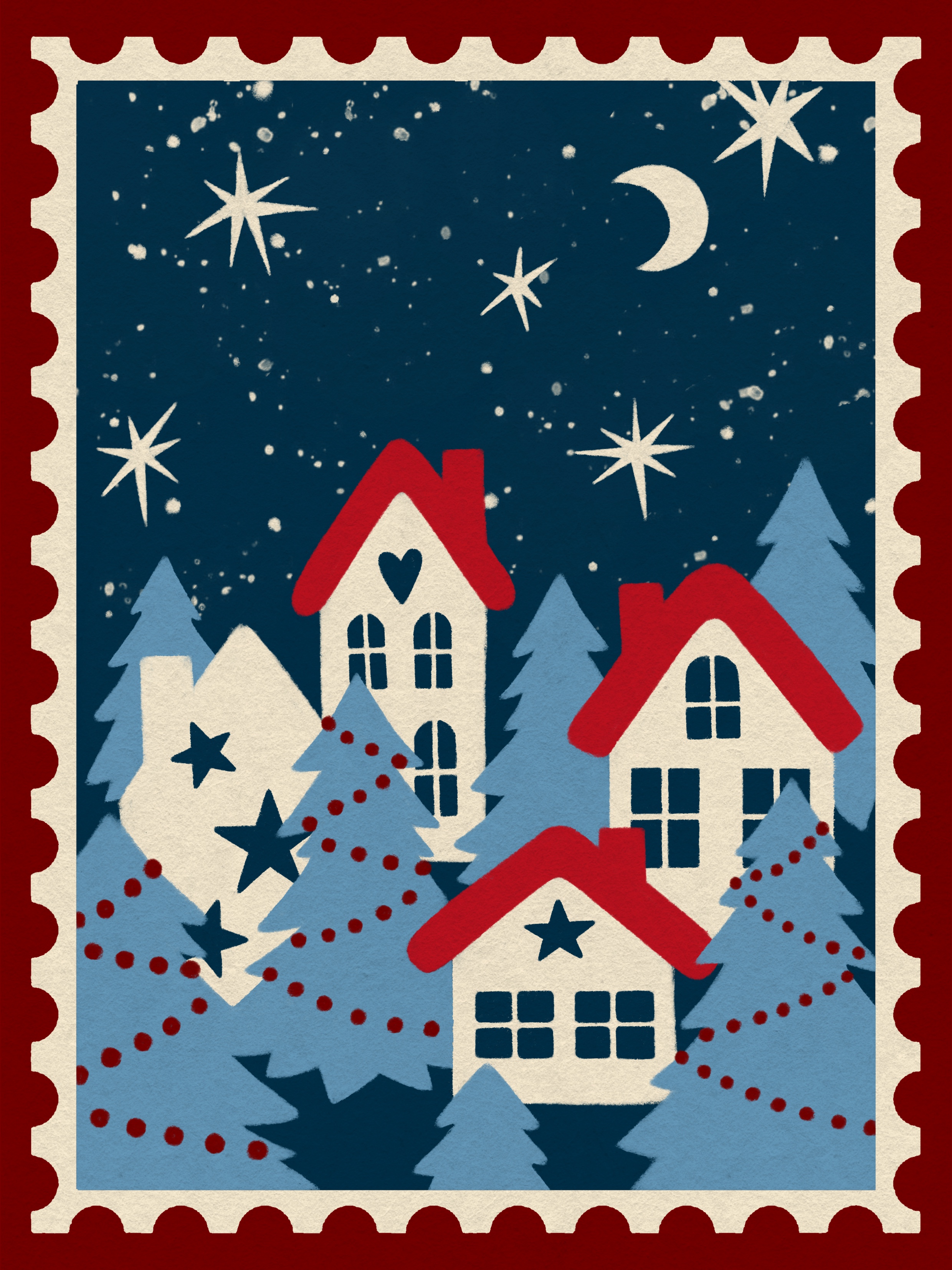 Новогодние открытки — Изображение №5 — Иллюстрация, Графика на Dprofile