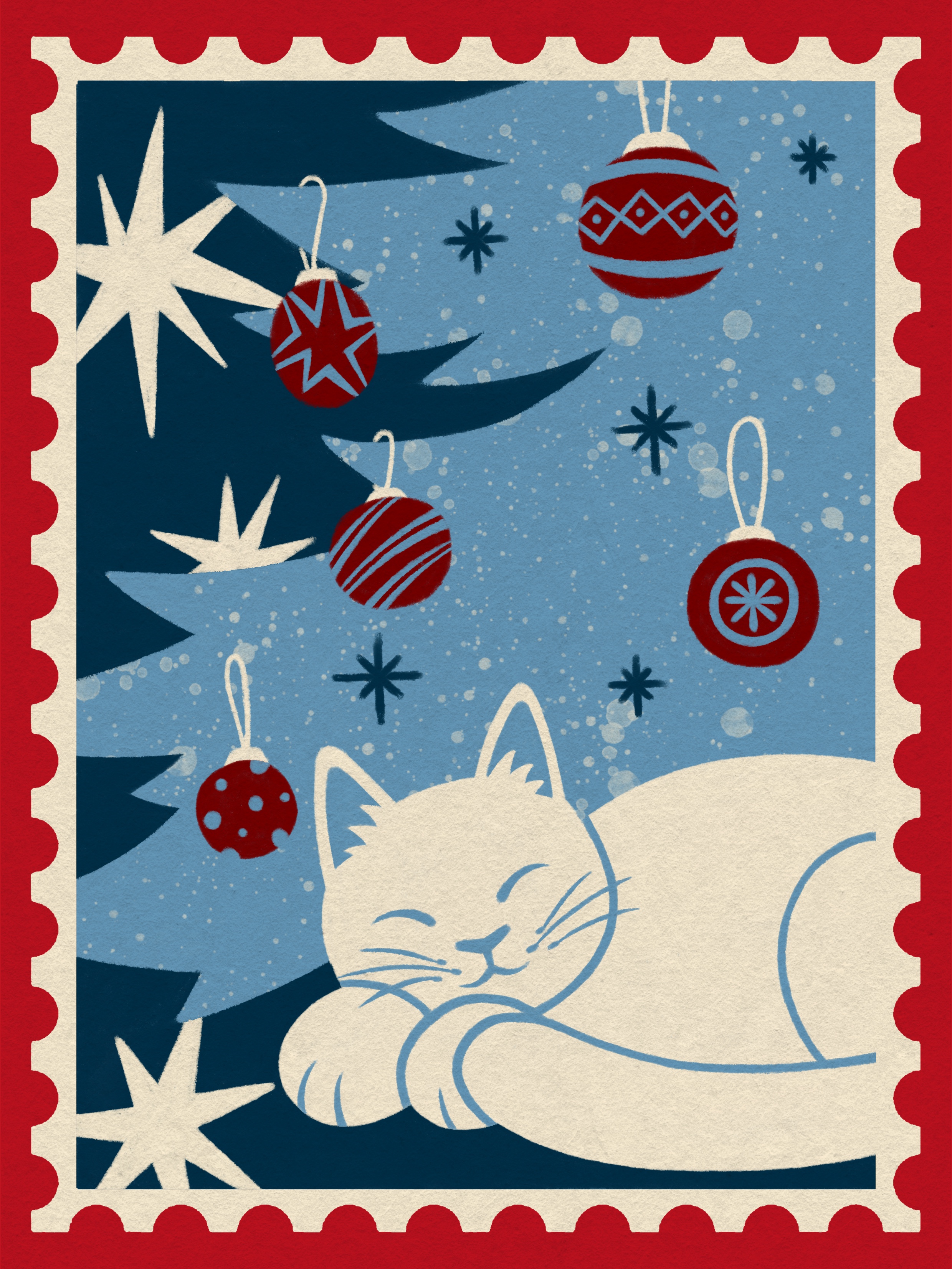 Новогодние открытки — Изображение №3 — Иллюстрация, Графика на Dprofile