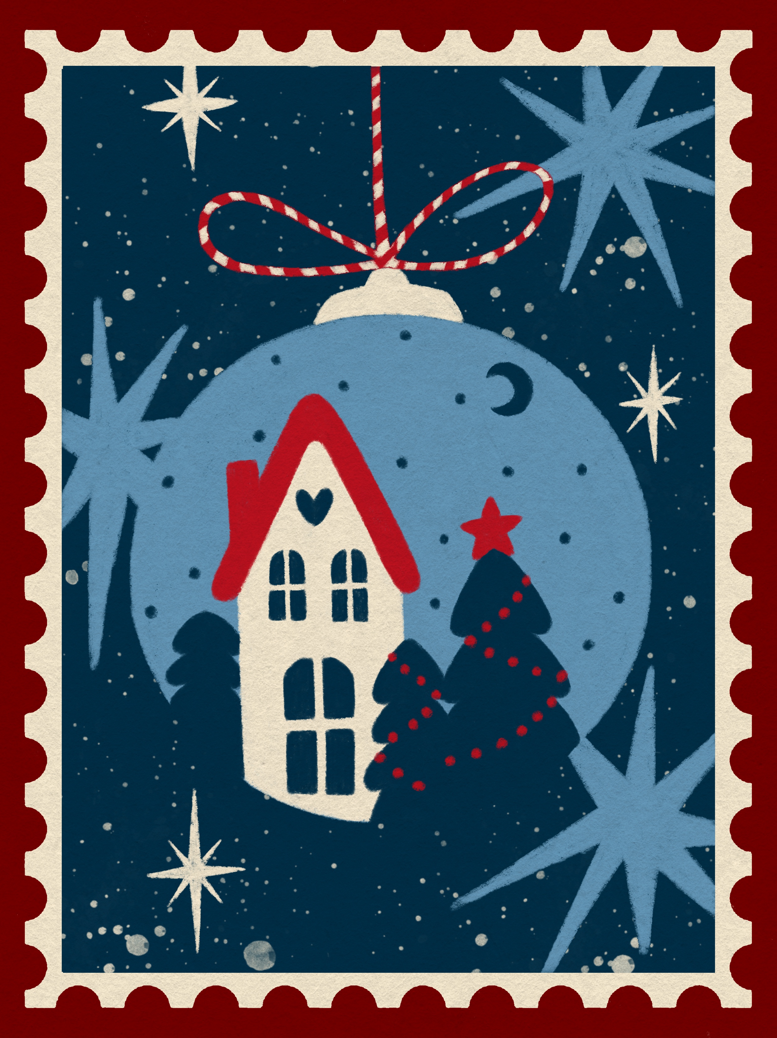 Новогодние открытки — Изображение №1 — Иллюстрация, Графика на Dprofile