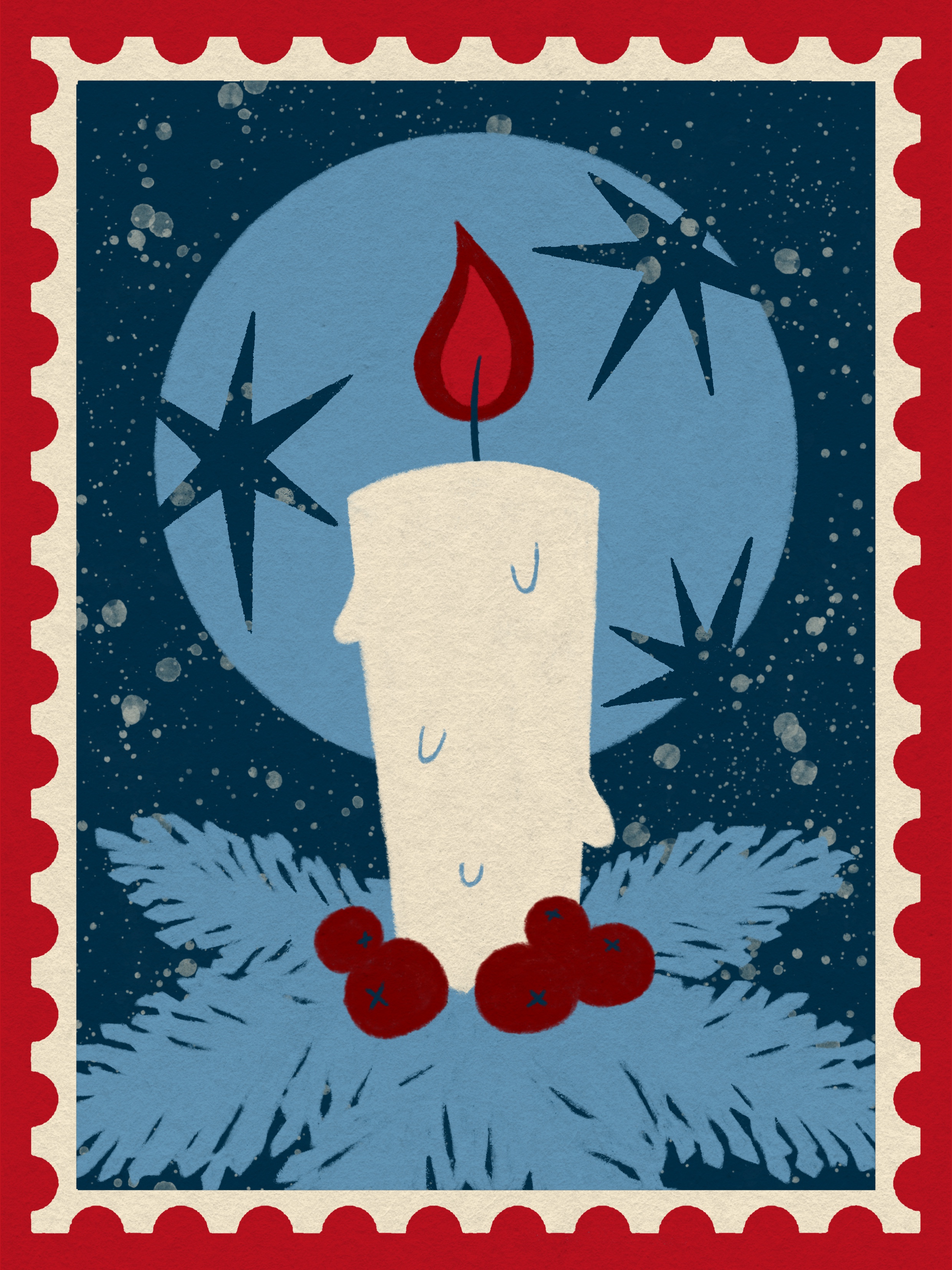 Новогодние открытки — Изображение №6 — Иллюстрация, Графика на Dprofile