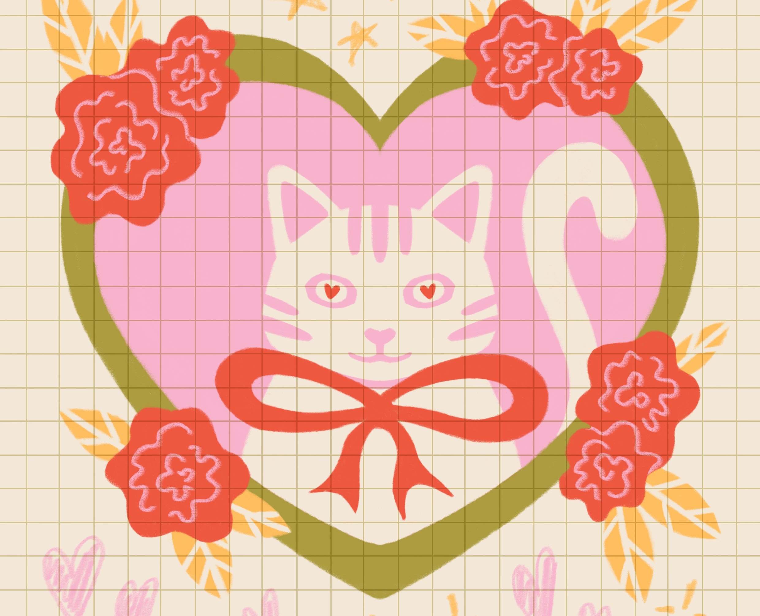 Валентинки на 14 февраля — Иллюстрация на Dprofile