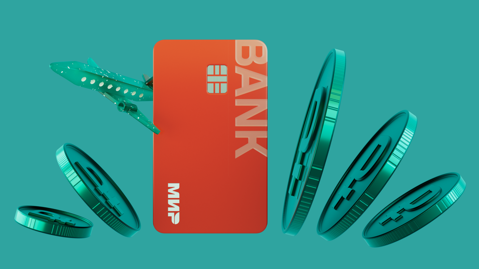 3D Fintech Creatives  + ai mokups — Изображение №7 — Графика, 3D на Dprofile