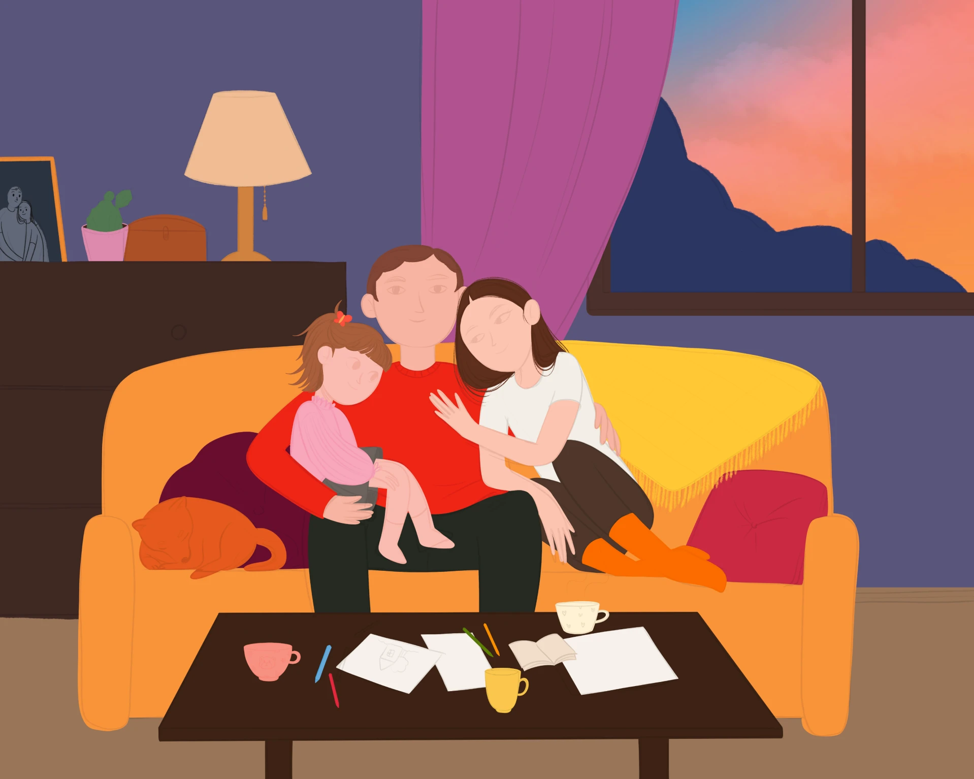 Семейный портрет — Изображение №4 — Иллюстрация на Dprofile