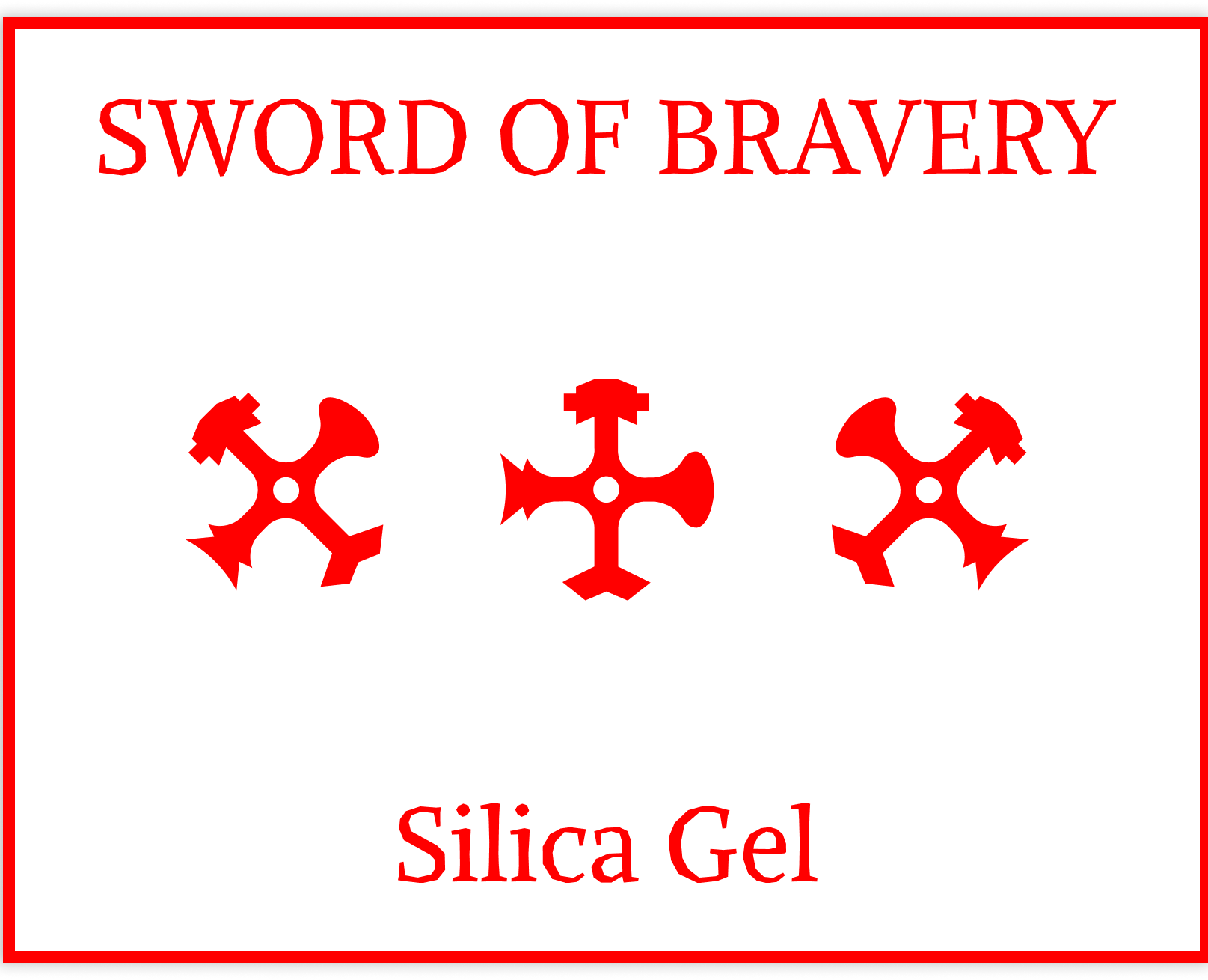 "SWORD OF BRAVERY" Silica Gel — Графика, Архитектура на Dprofile