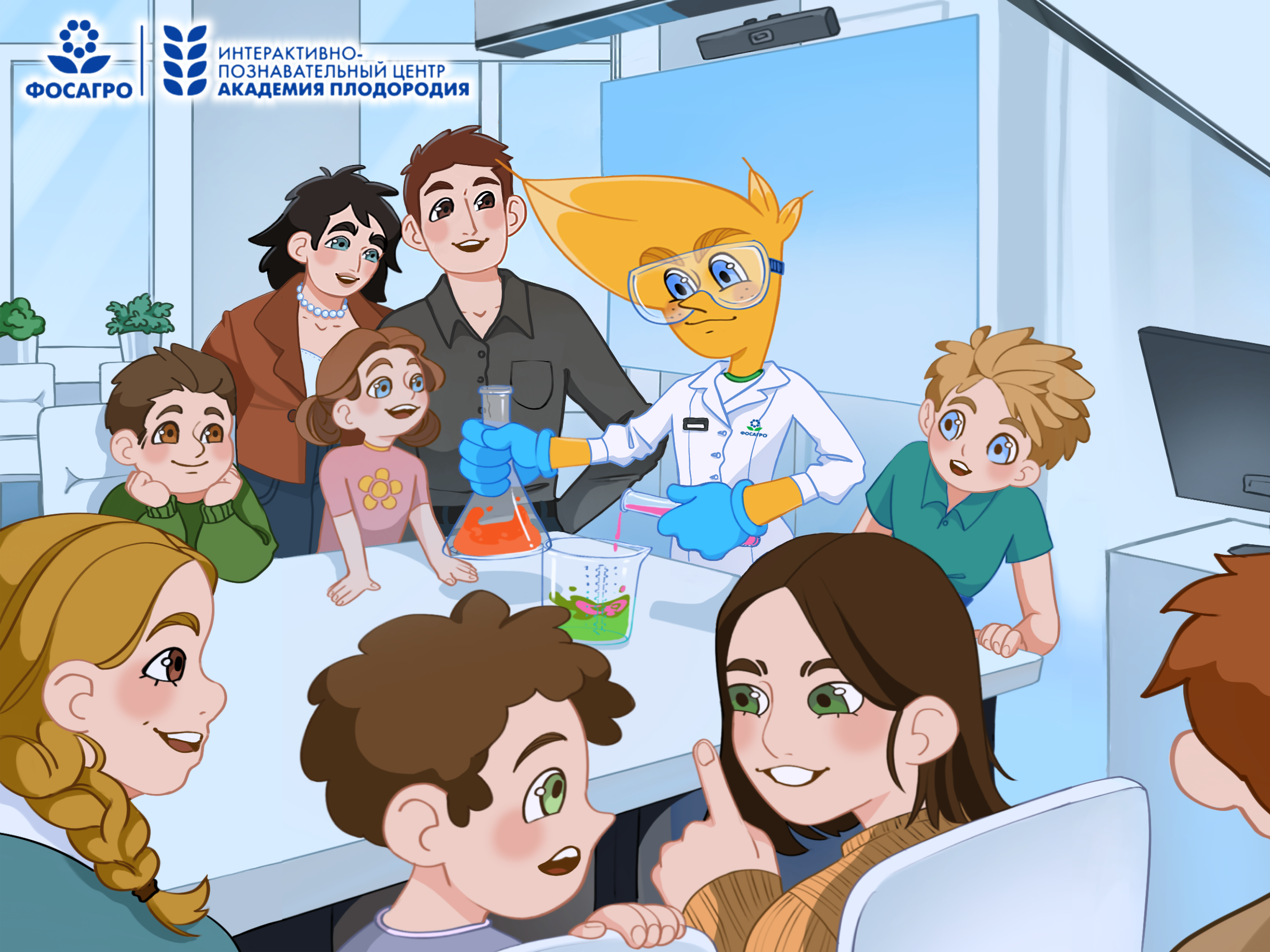Маскот для ФосАгро: ИПЦ «Академия плодородия» — Изображение №3 — Брендинг, Иллюстрация на Dprofile